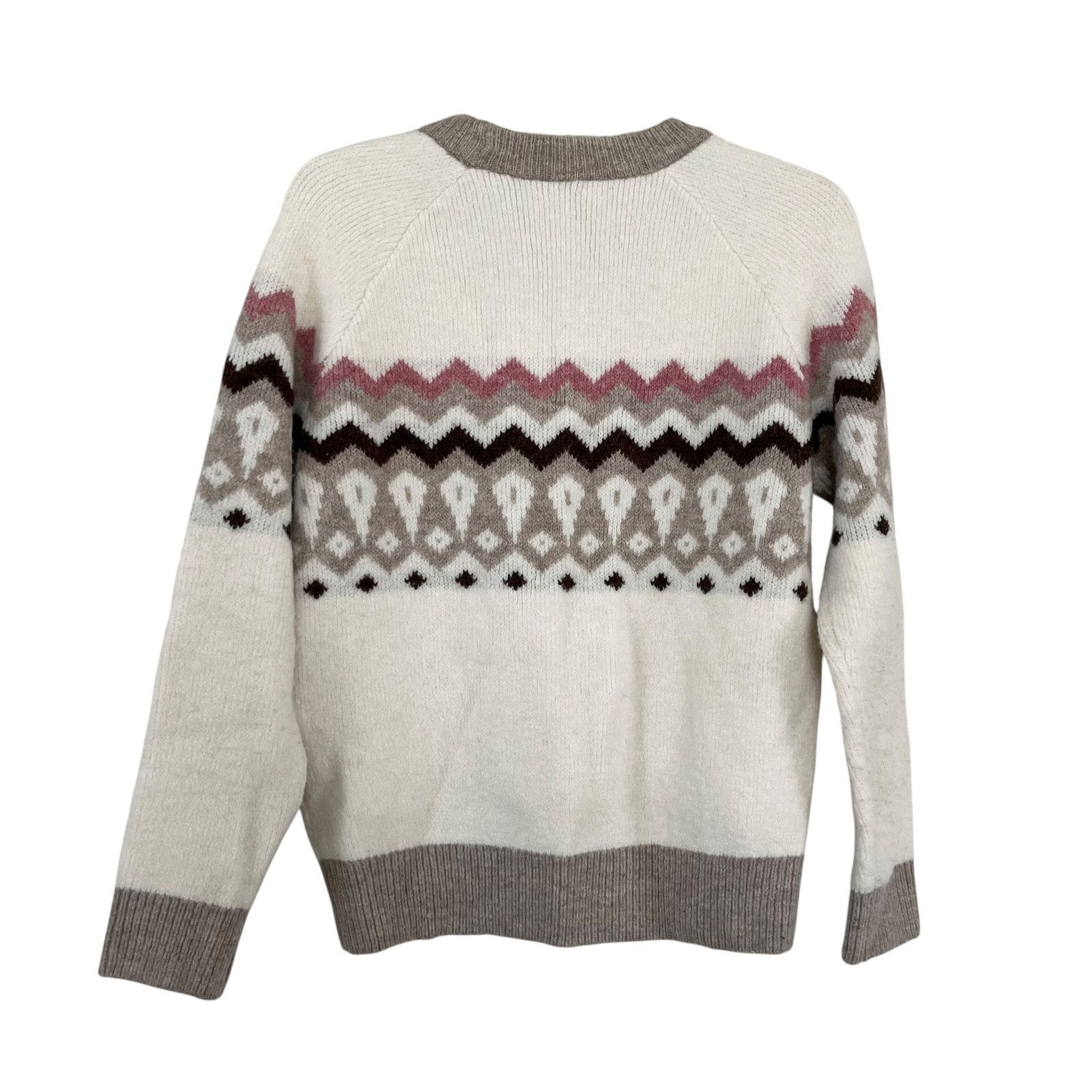 Madewell Madewell Fair Isle Markham Pullover Wool Alpaca Sweater Size XXS / US 00 / IT 34 - 4 Thumbnail