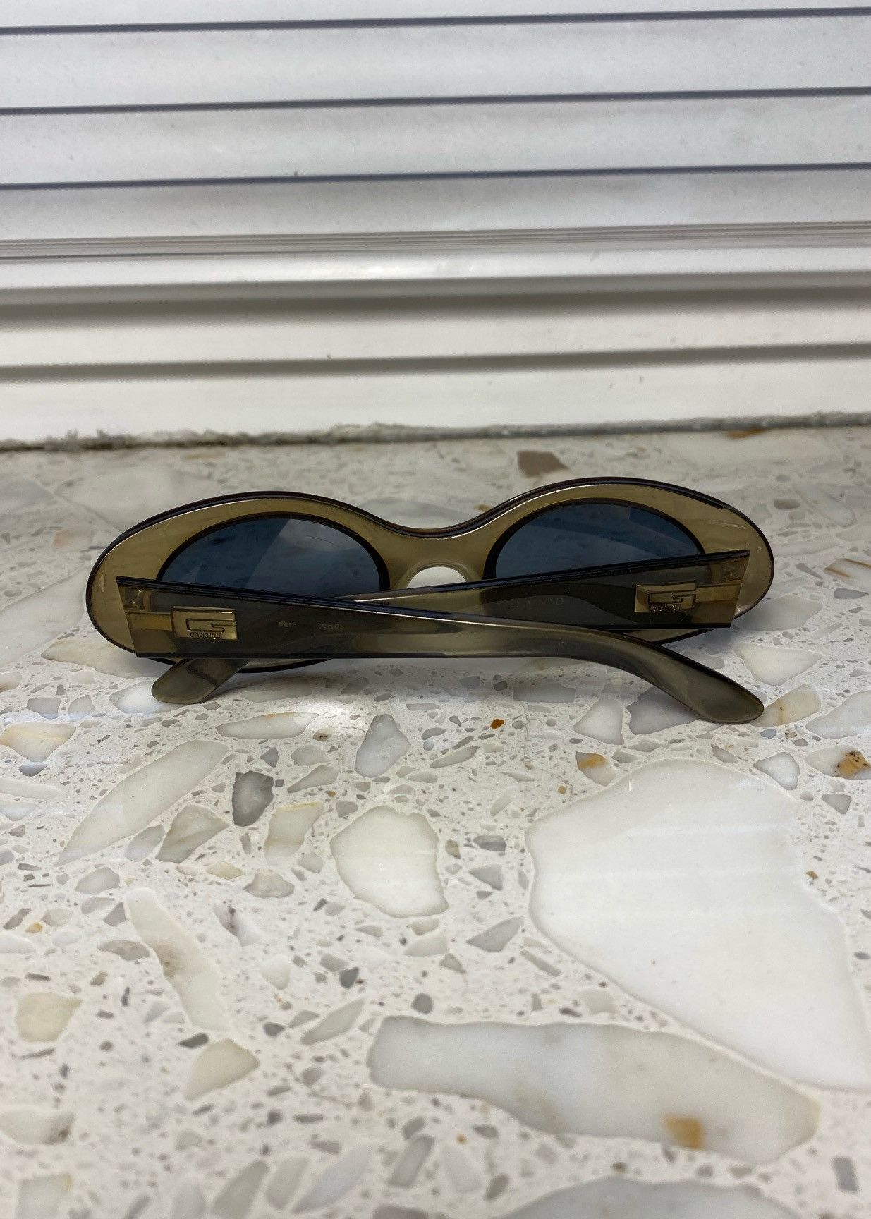 Gucci Silver Logo G Vintage Gucci Sunglasses Size ONE SIZE - 2 Thumbnail