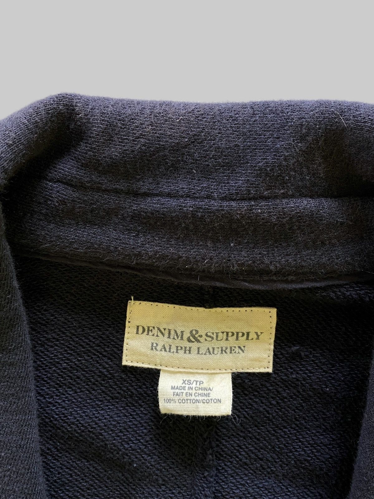 Denim & Supply Ralph Lauren Double Breasted Cotton Jacket Embroidered Sleeves Size US S / EU 44-46 / 1 - 2 Thumbnail