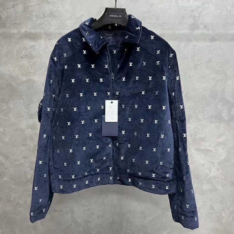 Louis Vuitton Louis Vuitton Black Patterned Logo Jacket Size US L / EU 52-54 / 3 - 1 Thumbnail