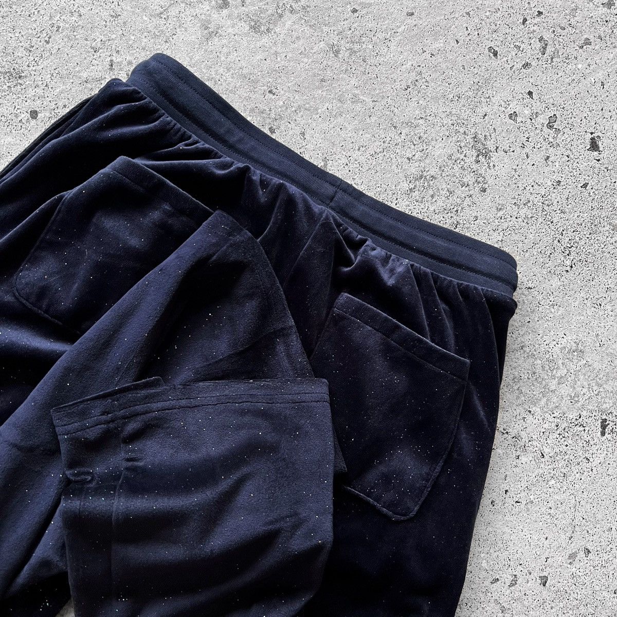 Juicy Couture × Juicy Couture Jeans Juicy Couture Womens Blue Velour Bootcut Pants Small Logo Size 27" / US 4 / IT 40 - 6 Thumbnail