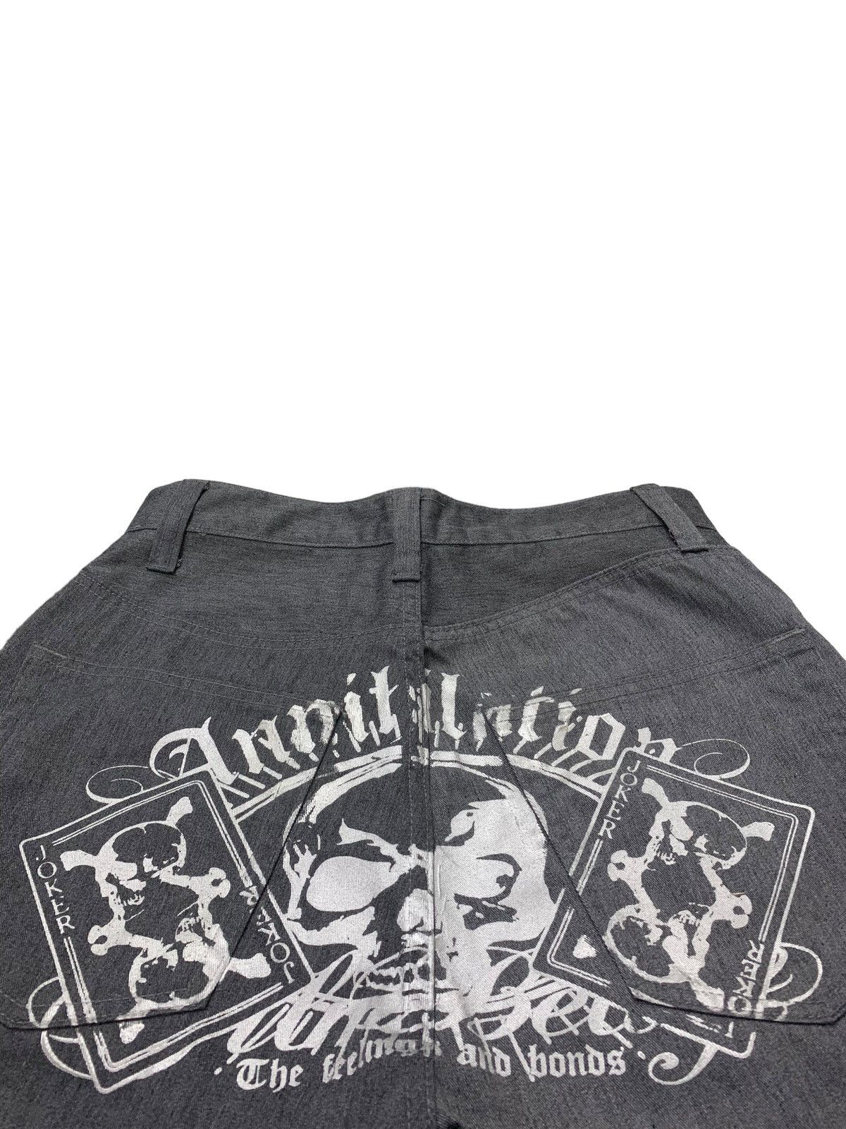 14th Addiction × Hysteric Glamour × KMRii Jack Serika Japan Rockabilly Skull Crafted Pants Size US 30 / EU 46 - 7 Thumbnail