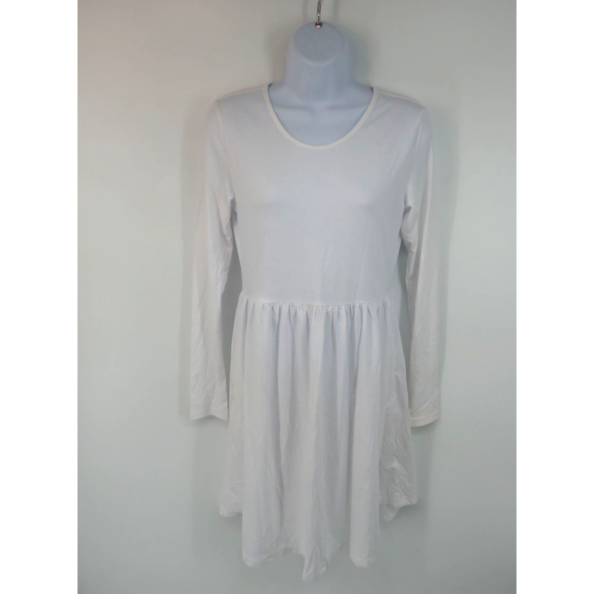 Other LONGYUAN Women's White Casual Dress Long Sleeve Loose Fit Sm Size S / US 4 / IT 40 - 1 Thumbnail