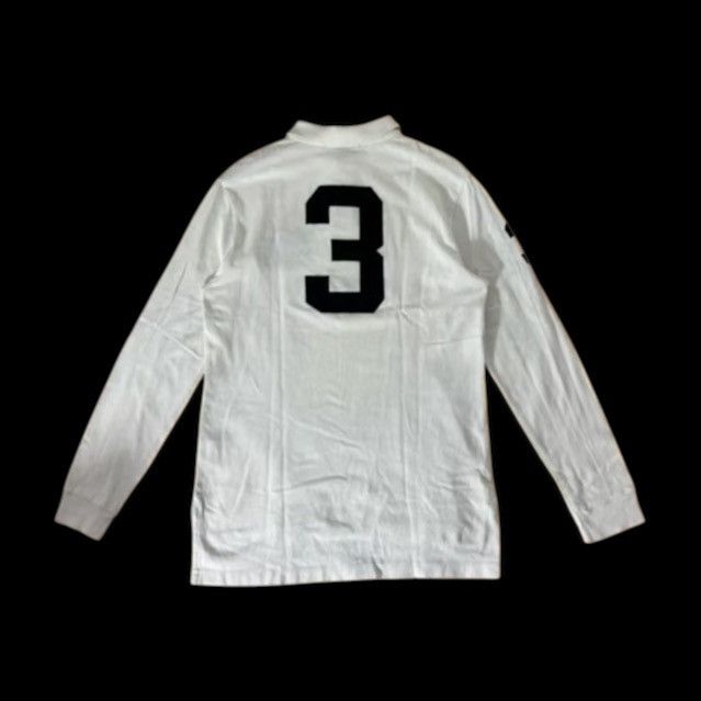 Polo Ralph Lauren × Vintage Polo Ralph Lauren Big Pony White Rugby Size US L / EU 52-54 / 3 - 2 Thumbnail