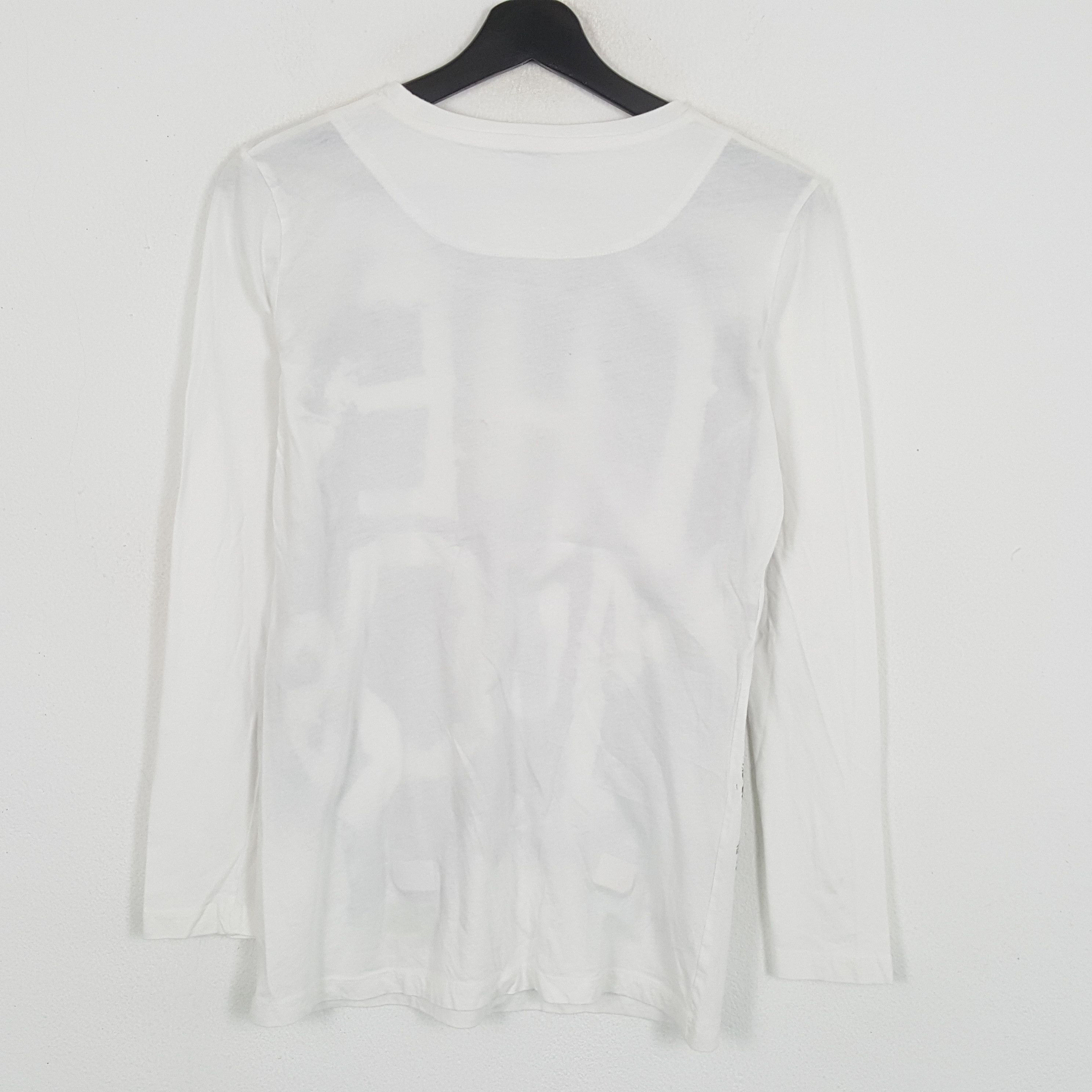 Alexander McQueen × MCQ × Vintage MC QUEENS Alexander McQueen Fashion Style Long Sleeve Tshirt Size US S / EU 44-46 / 1 - 3 Thumbnail