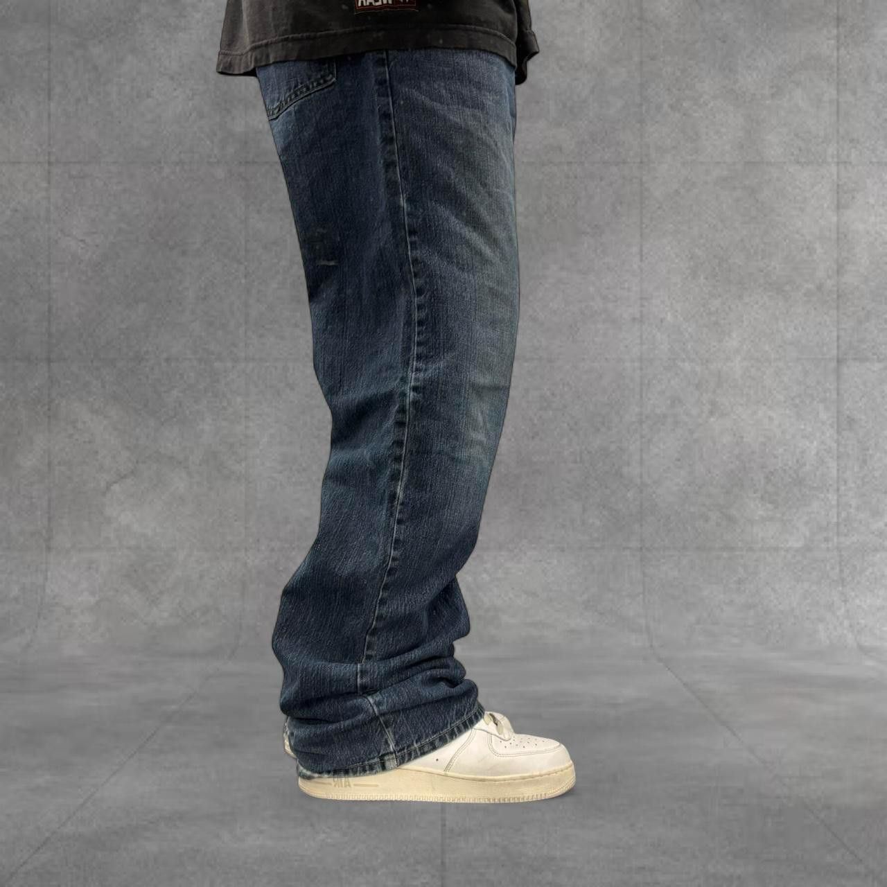 Vintage Crazy Vintage Y2K 2000s Baggy Streetwear Grunge Dark Wash Denim Jeans! Size US 36 / EU 52 - 2 Thumbnail