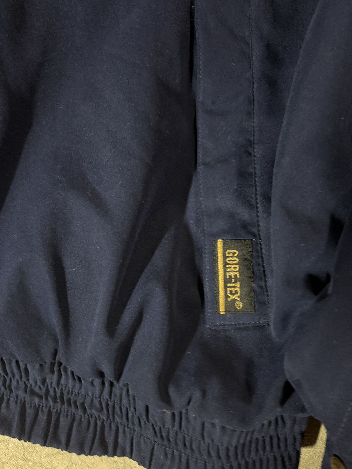 Goretex Vintage 90s Gore-tex Tourney Waterproof Jacket Navy Size XL Size US XL / EU 56 / 4 - 3 Thumbnail