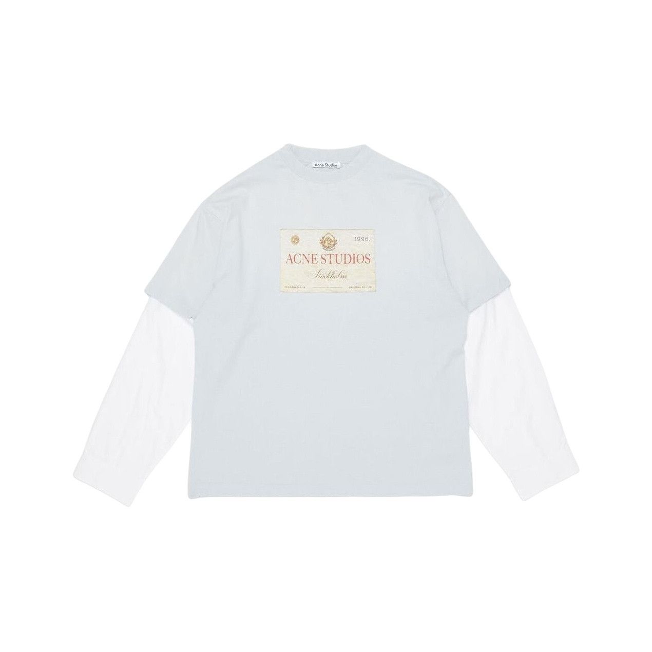 Acne Studios Acne Studios Logo Print Double Layer L/S T-Shirt XS Size US XS / EU 42 / 0 - 1 Thumbnail