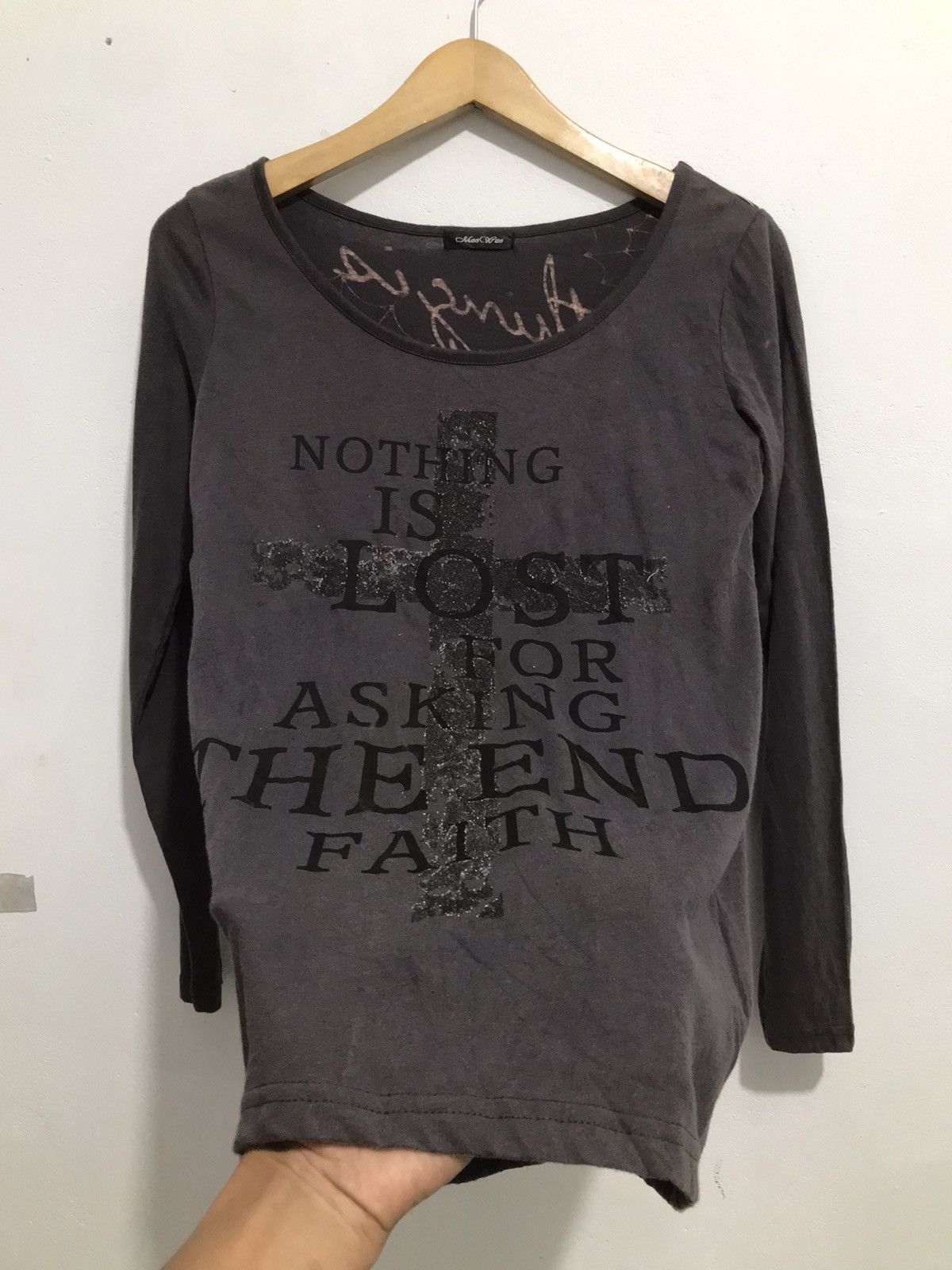 Hysteric Glamour Nothing Is Lost For asking in the end faith Poem longsleeve Size US M / EU 48-50 / 2 - 3 Thumbnail