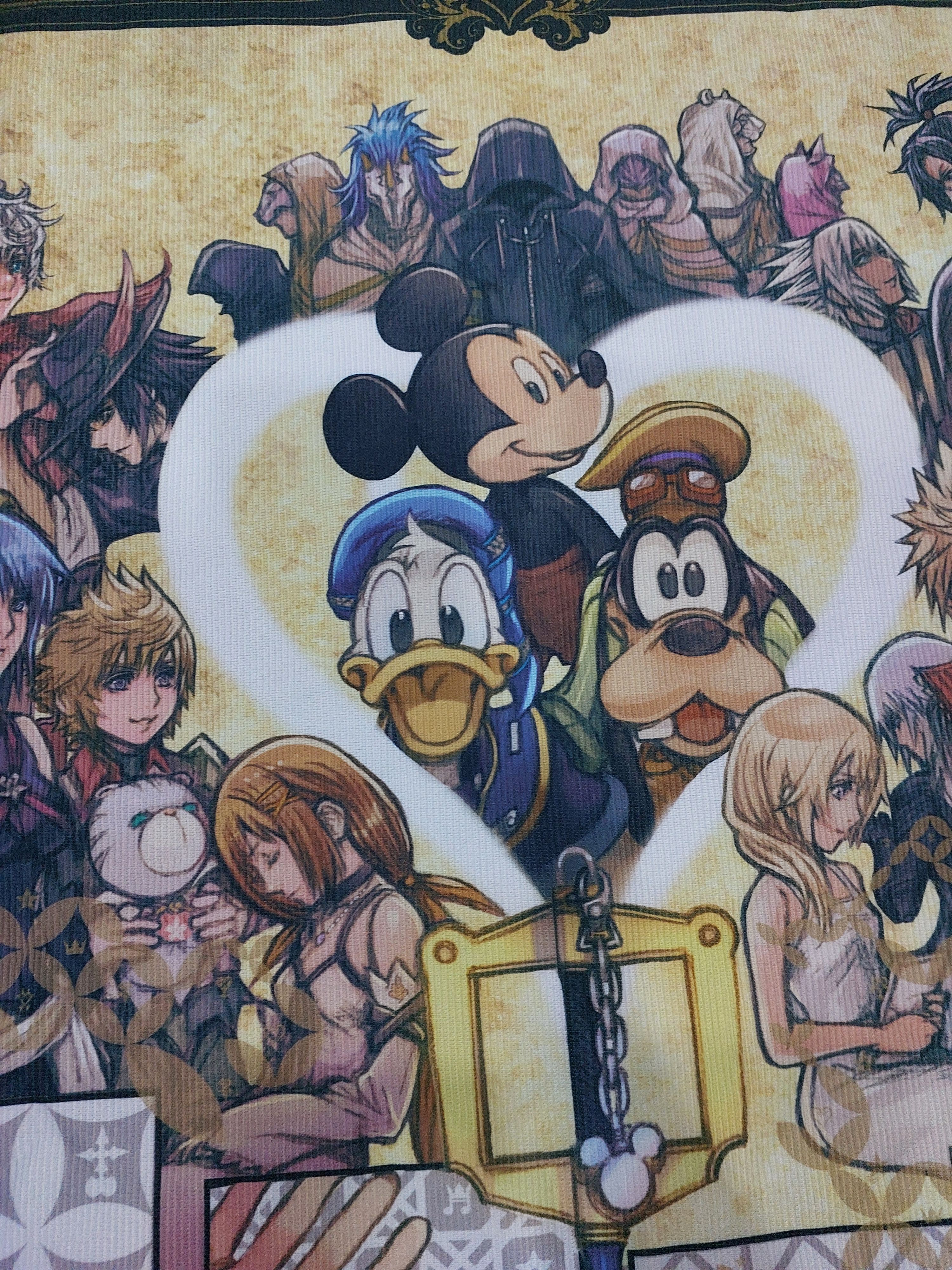 Disney × Playstation × Vintage KINGDOM HEARTS DISPLAY TOWEL Size ONE SIZE - 4 Thumbnail