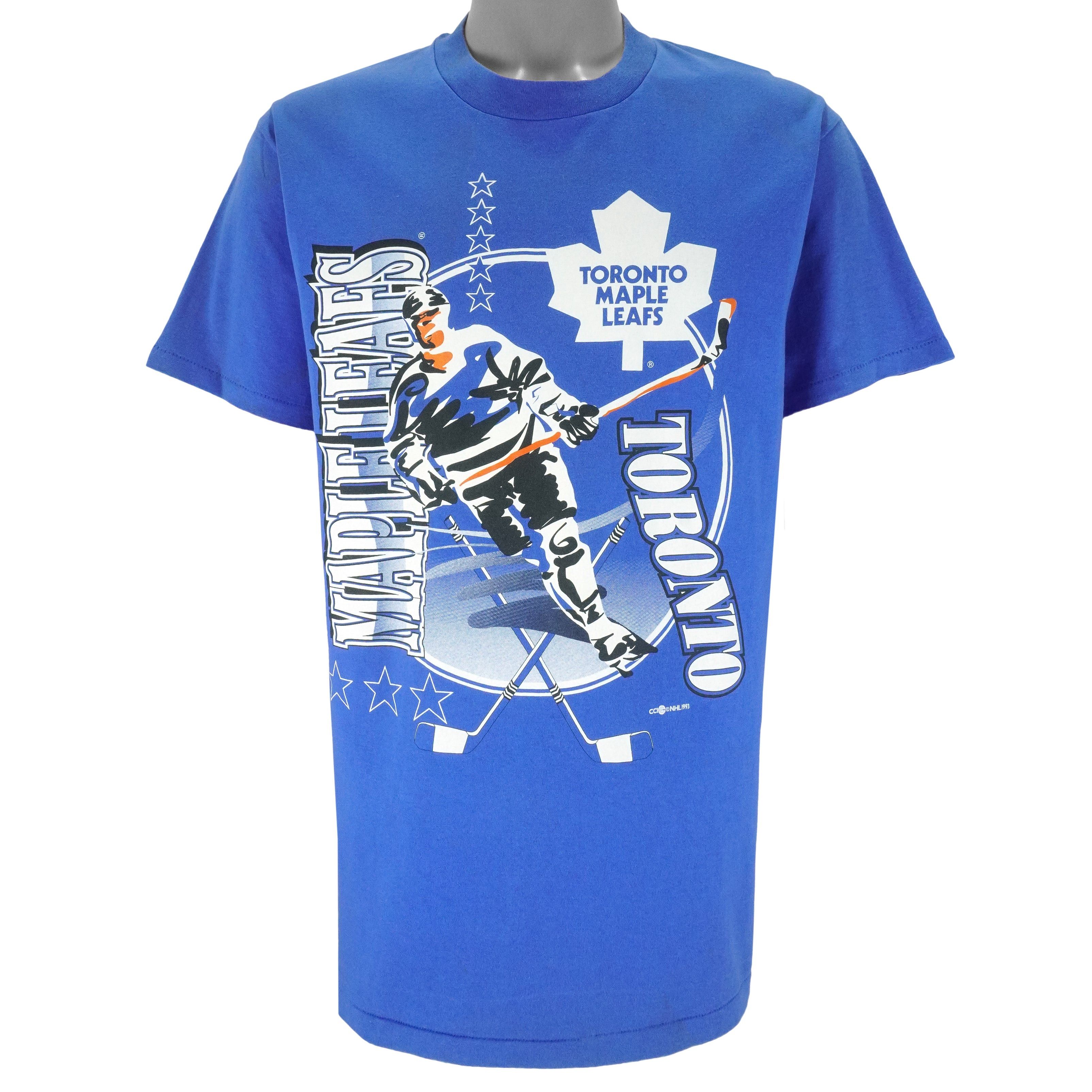 Hanes NHL - Toronto Maple Leafs Single Stitch T-Shirt 1993 Size US L / EU 52-54 / 3 - 1 Thumbnail