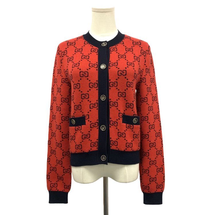 Gucci Gucci GG Pattern Cardigan Size XS Size XS / US 0-2 / IT 36-38 - 1 Thumbnail