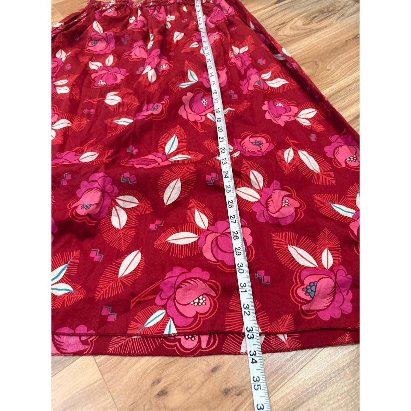 Guru Gudrun Sjoden colorful boho lagenlook skirt size Small / Med Size 30" / US 8 / IT 44 - 7 Thumbnail