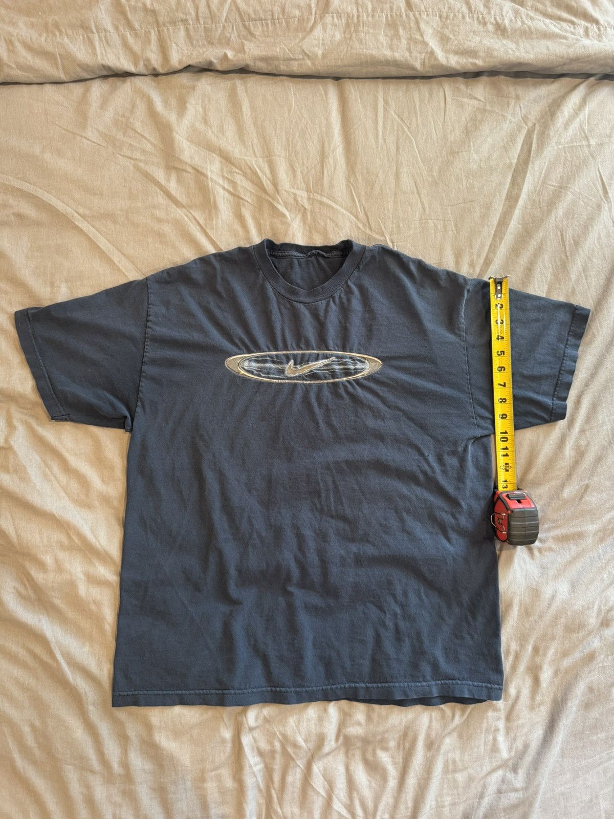 Nike Vintage 90s Nike Y2K Navy Blue Lightning swoosh logo Size US M / EU 48-50 / 2 - 5 Thumbnail