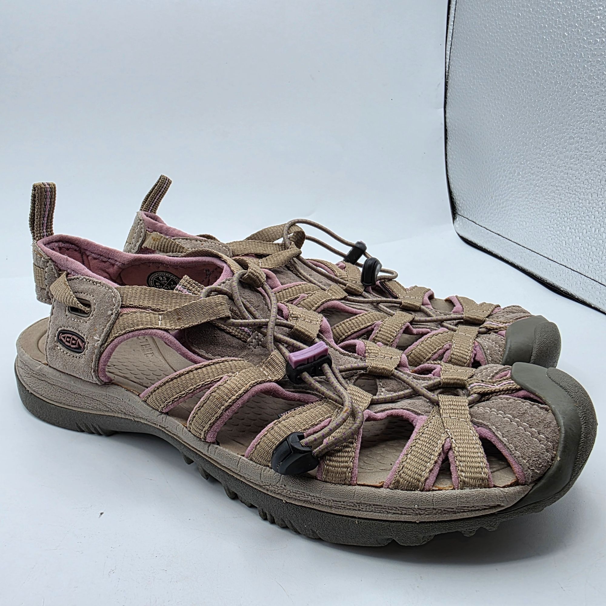 KEEN KEEN Whisper Sandals Womens Size 9.5 Brown Pink Sandals Size US 9.5 / IT 39.5 - 1 Thumbnail