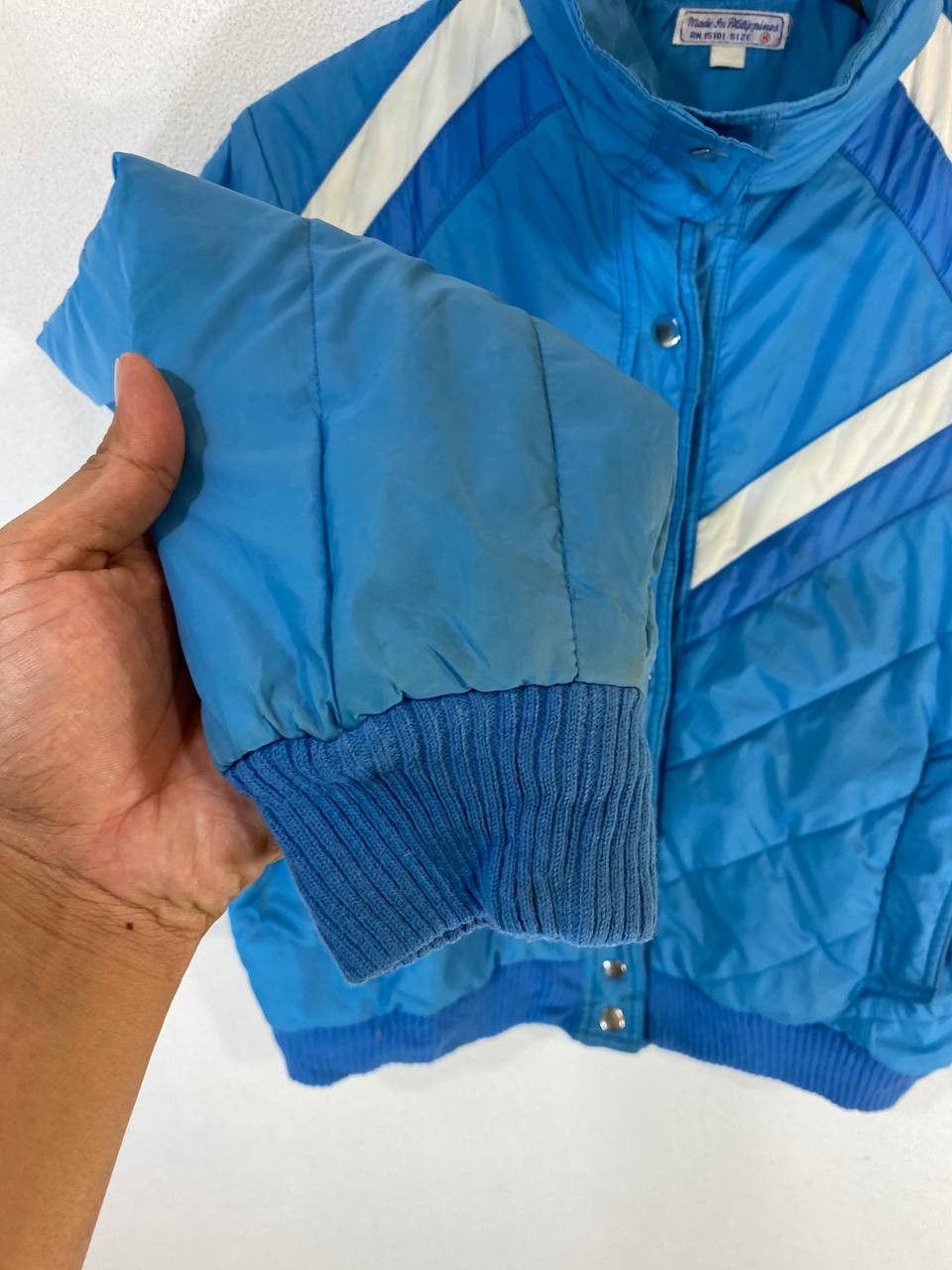 Vintage vintage skiwear retro puffer jacket nice design Size US M / EU 48-50 / 2 - 4 Thumbnail