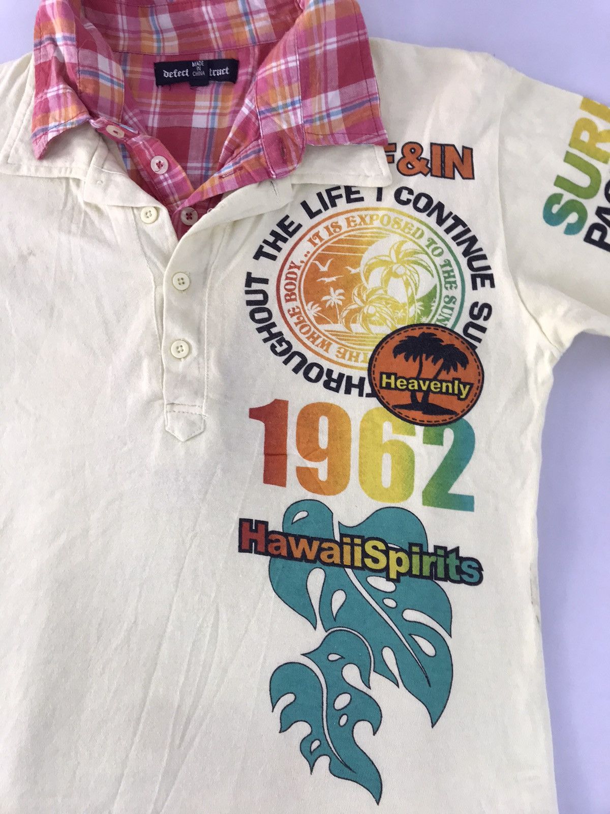 Japanese Brand Defective Structs Surf In Kawaii Art Polo Tee Size S / US 4 / IT 40 - 4 Thumbnail