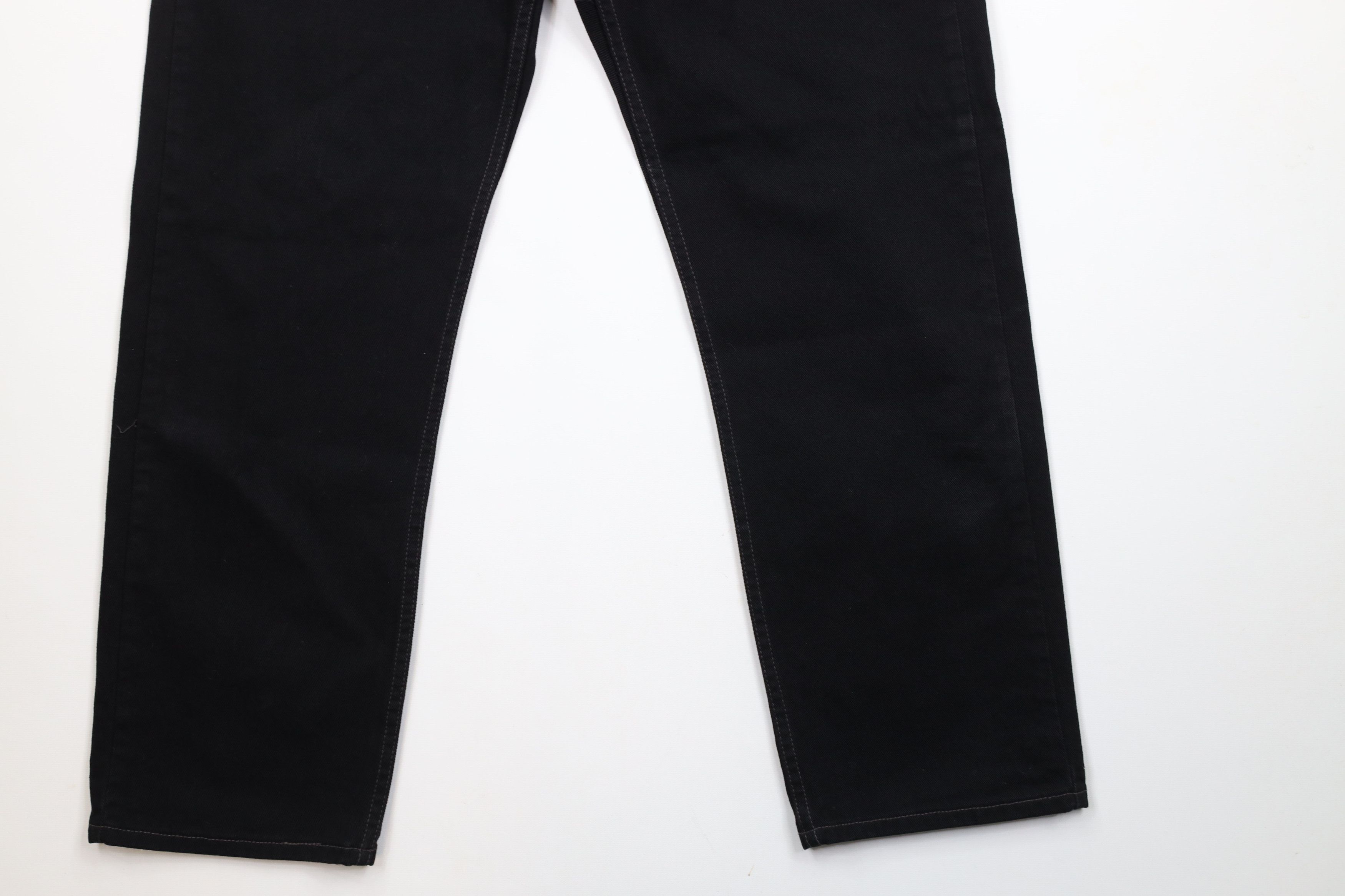 Levi's × Vintage Vintage Y2K 2000 Levis 505 Regular Straight Leg Jeans Black Size US 36 / EU 52 - 4 Thumbnail
