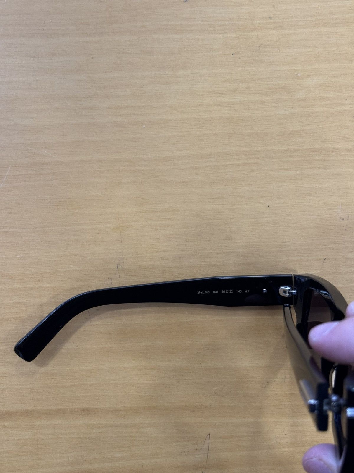 Salvatore Ferragamo Ferragamo Sunglasses SF2034S 001 Size ONE SIZE - 7 Thumbnail