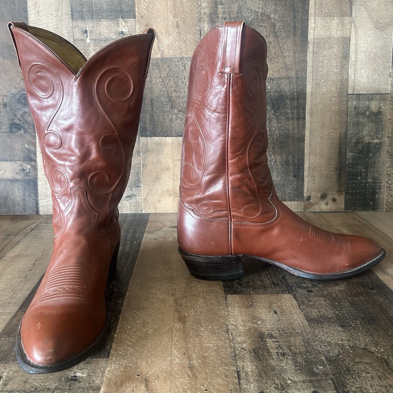 Tony Lama Tony Lama Vintage Western Cowboy Boots Mens 13 D Size US 13 / EU 46 - 5 Thumbnail