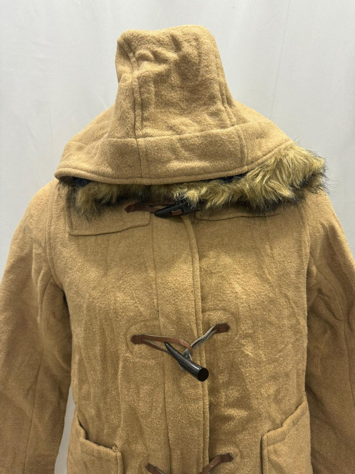 Global Work × Japanese Brand Global Work Women's Duffle Coat/ Jacket Size L / US 10 / IT 46 - 4 Thumbnail