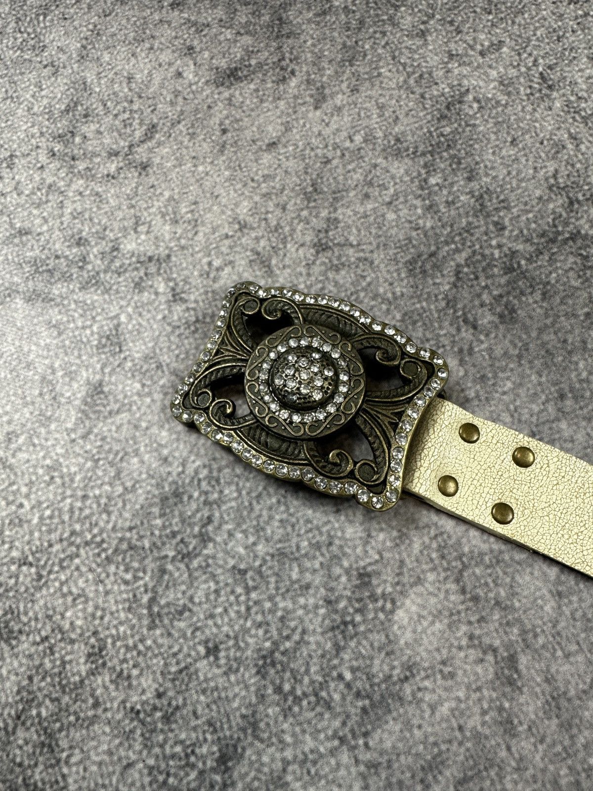 Vintage Y2K Rare Casual Belts Streetwear Logo Avant Garde Opium USA Size ONE SIZE - 2 Thumbnail