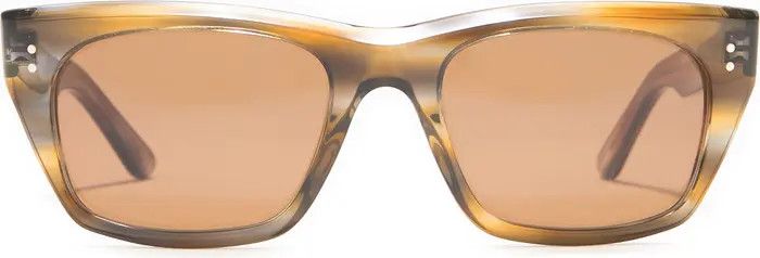 Celine CELINE CL40060I 55J Brown 53mm Rectangle Sunglasses Size ONE SIZE - 2 Thumbnail