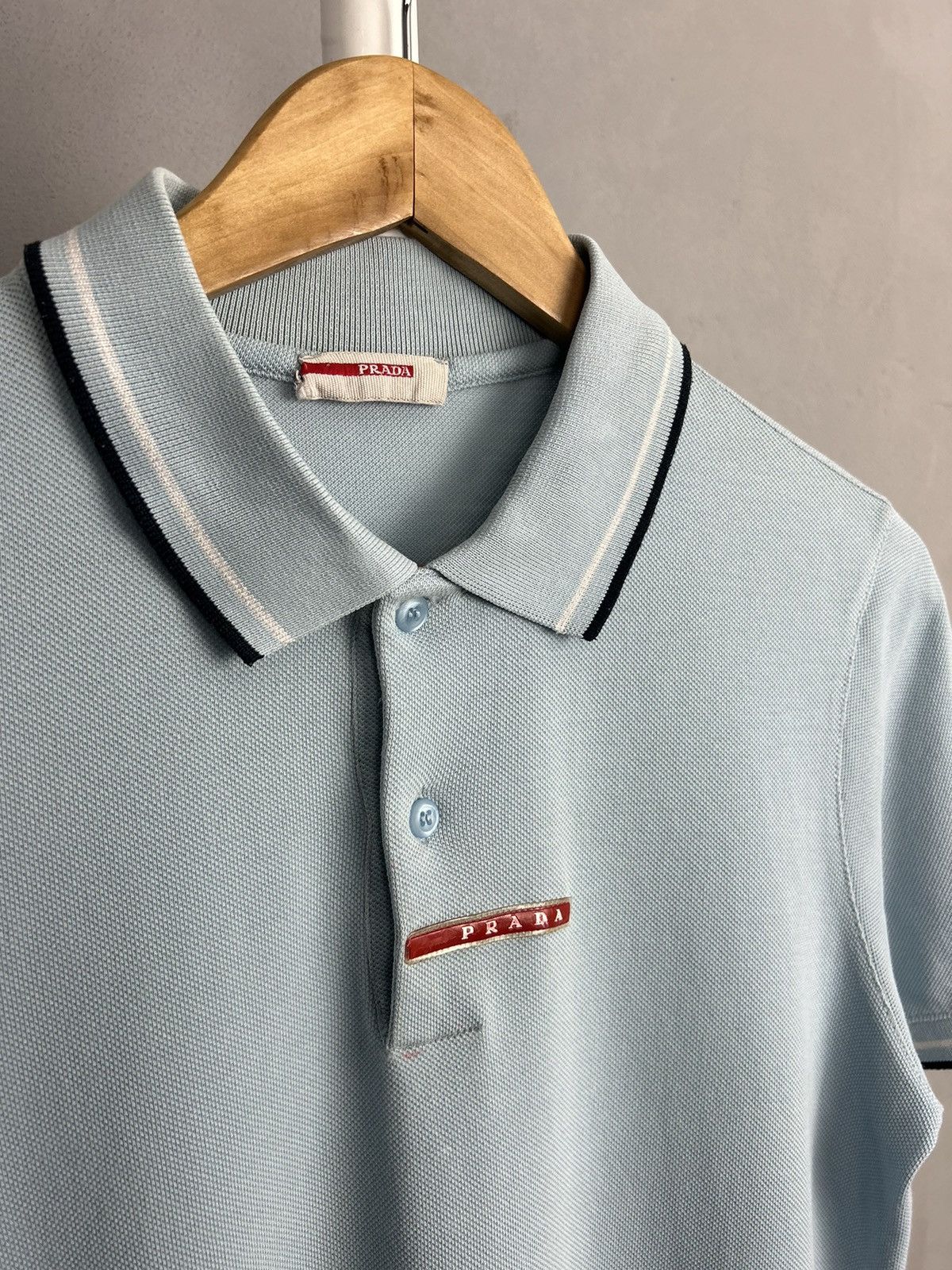 Prada Prada red tab polo shirt rare Size US S / EU 44-46 / 1 - 5 Thumbnail