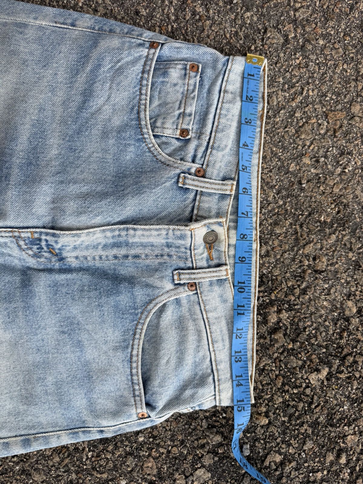 Levi's VINTAGE LEVI'S 505 90' STRAIGHT FADED JEAN DENIM PANTS Size US 30 / EU 46 - 5 Thumbnail