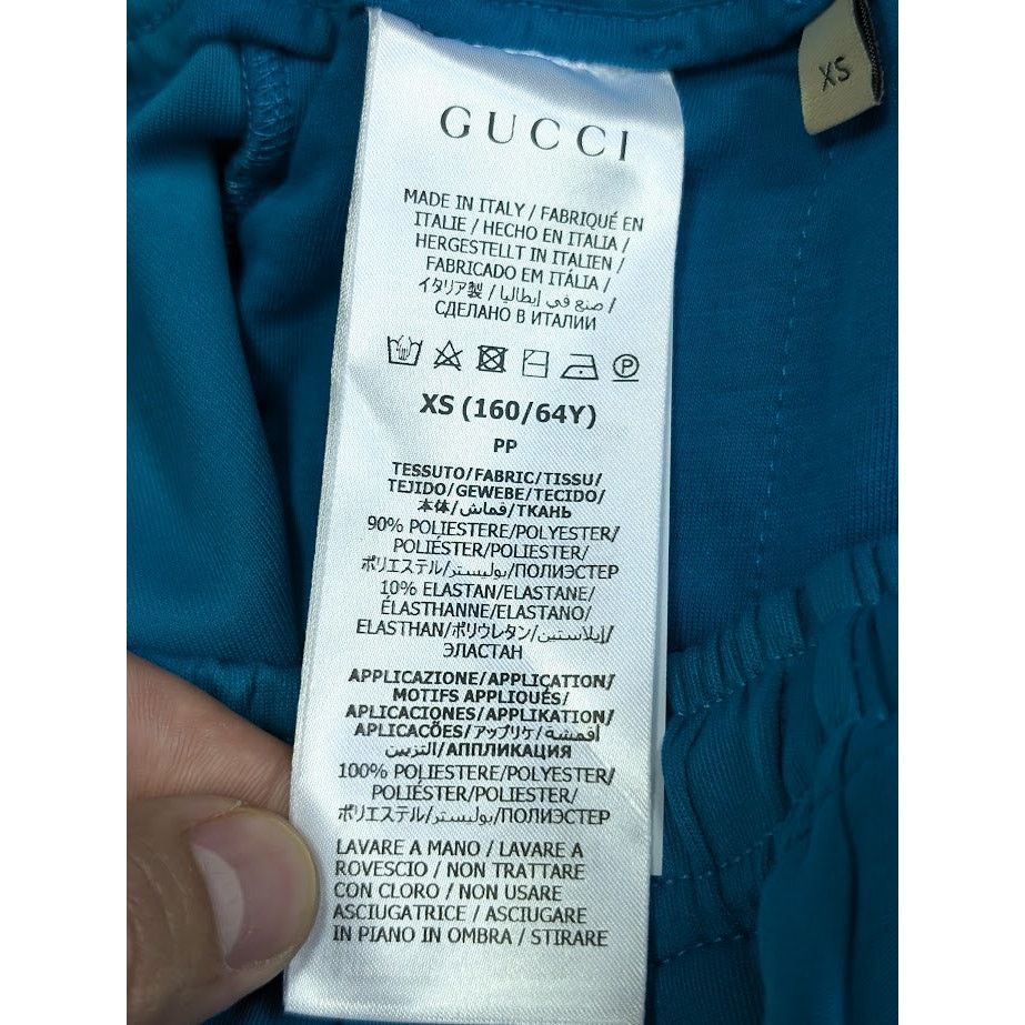 Gucci o1rshd1 Cropped Pant in Blue Size US 28 / EU 44 - 14 Thumbnail