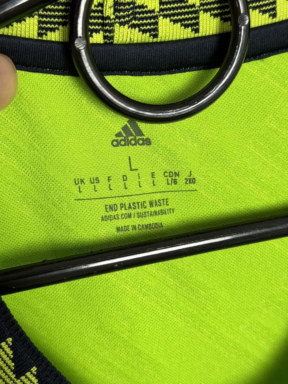 Adidas HEAT.RDY Manchester United 22/23 Third Football Jersey Shirt Size US L / EU 52-54 / 3 - 9 Thumbnail