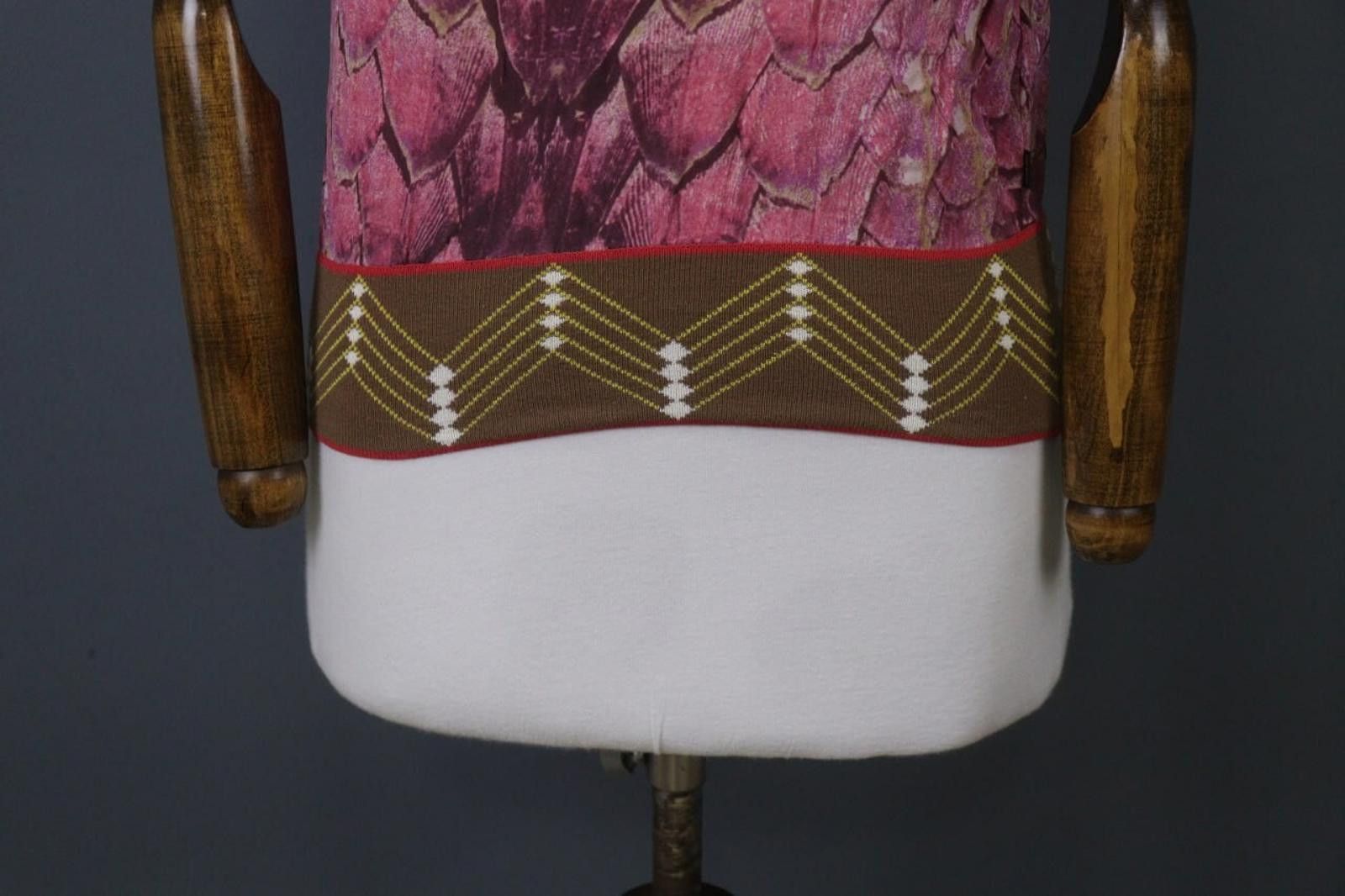 Just Cavalli Just Cavalli Multicolor Geometric Back Sweater Size 40 Size M / US 6-8 / IT 42-44 - 3 Thumbnail