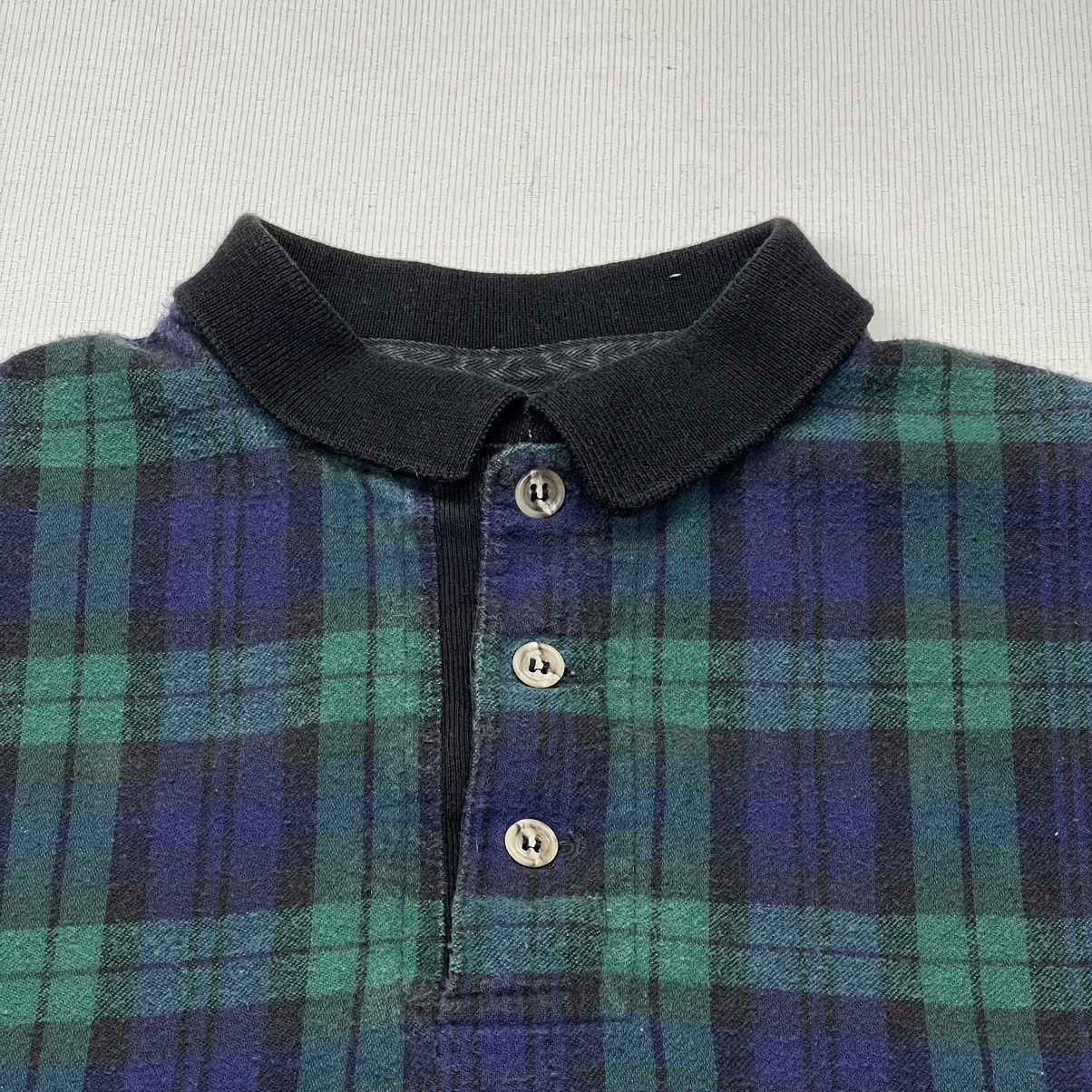 The Vermont Flannel Company × Vintage VTG The Vermont Flannel Company Polo Shirt Green Plaid Size US M / EU 48-50 / 2 - 4 Thumbnail