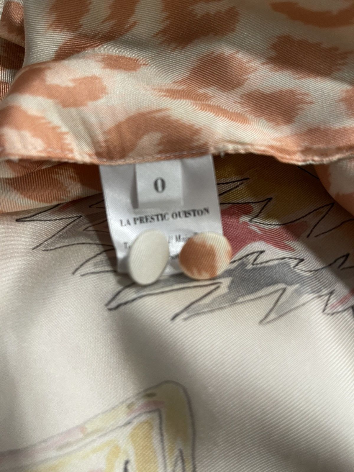 Other La Prestic Quiston Cream Printed Jacket Crane Leopard 100% Size XS / US 0-2 / IT 36-38 - 6 Thumbnail