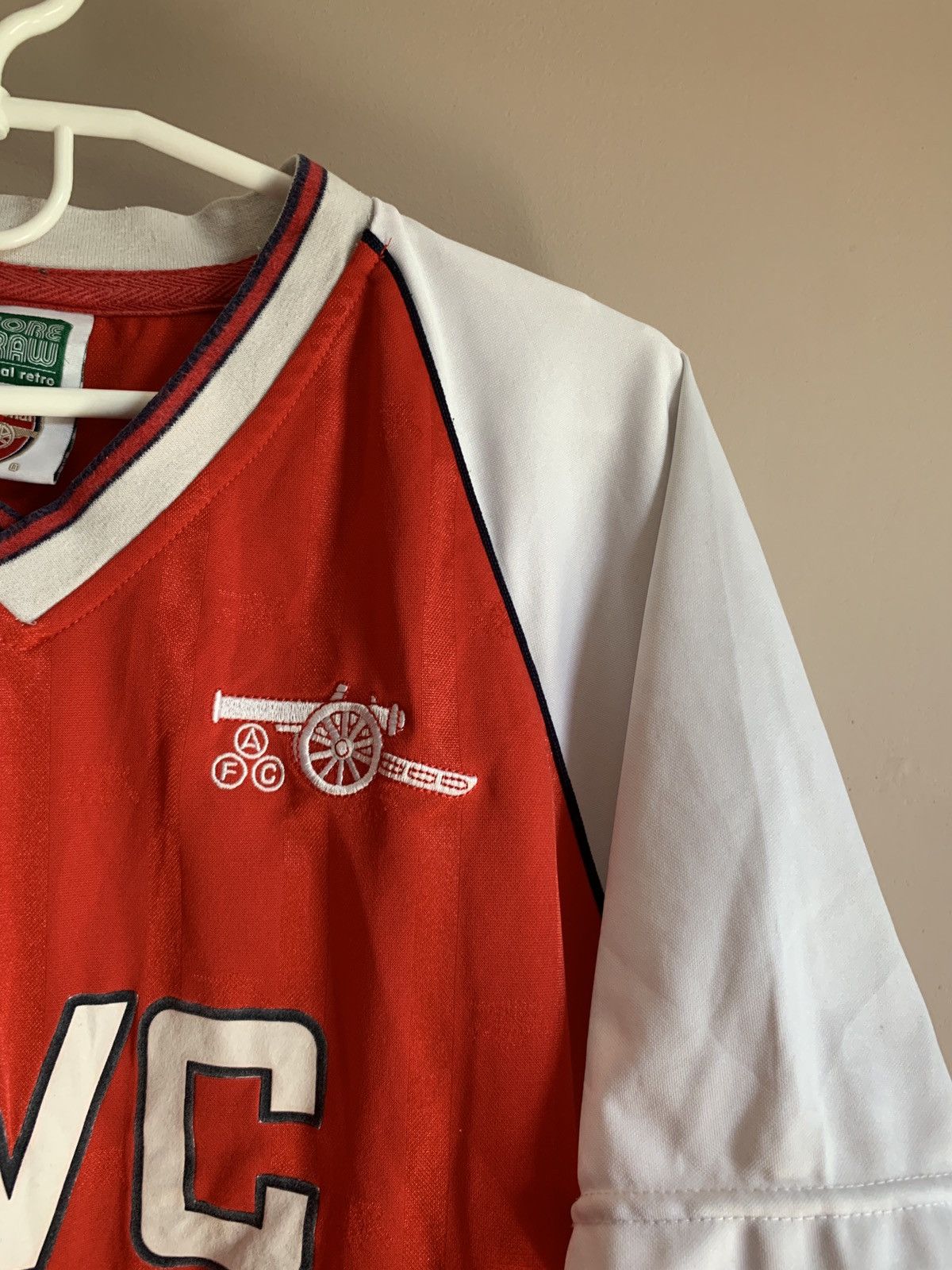 Vintage Arsenal London Home Football Shirt Retro Score Draw Soccer M Size US M / EU 48-50 / 2 - 7 Thumbnail