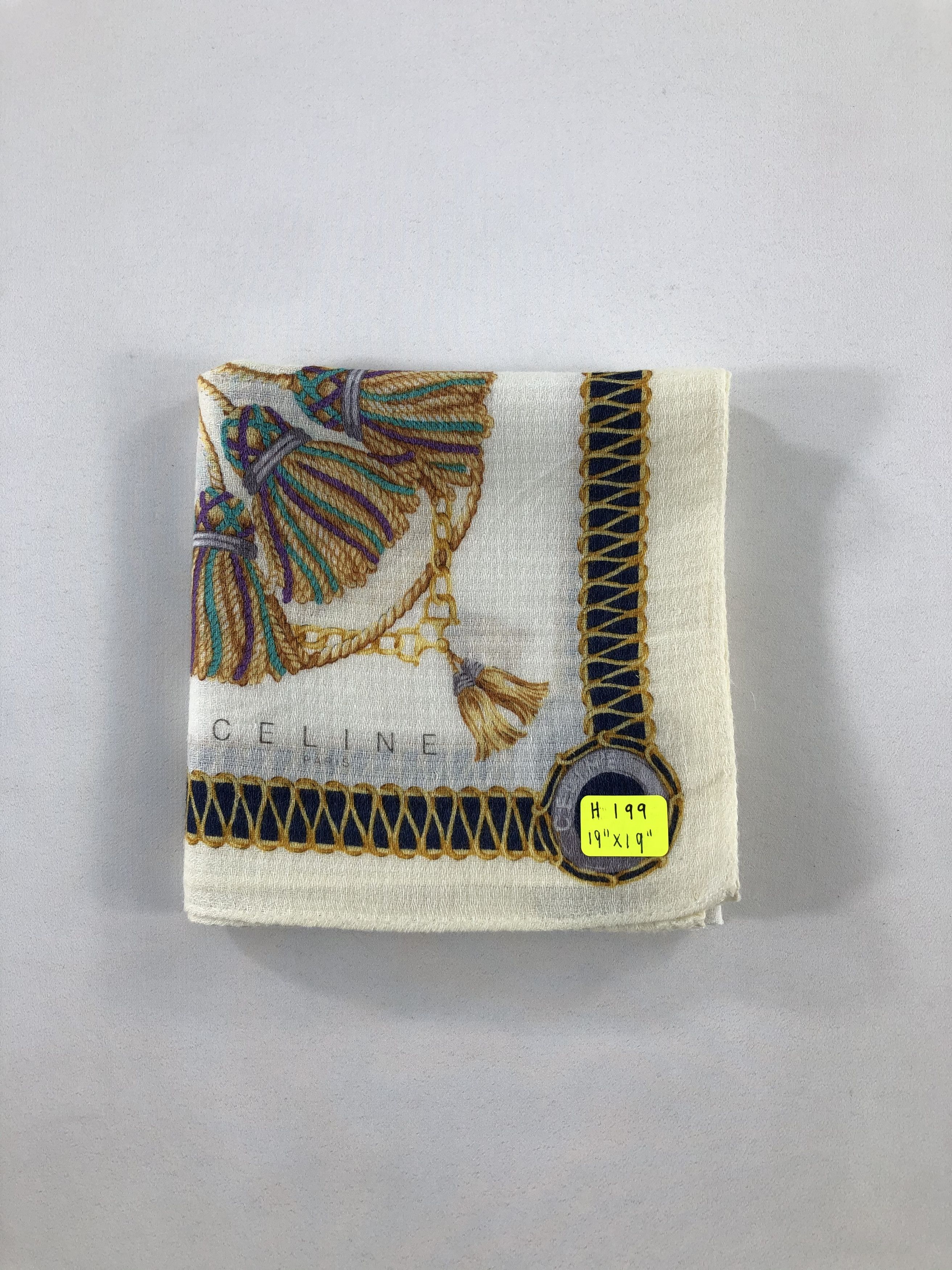 Celine Celine Handkerchief / Bandana / Neckerchief Size ONE SIZE - 4 Thumbnail