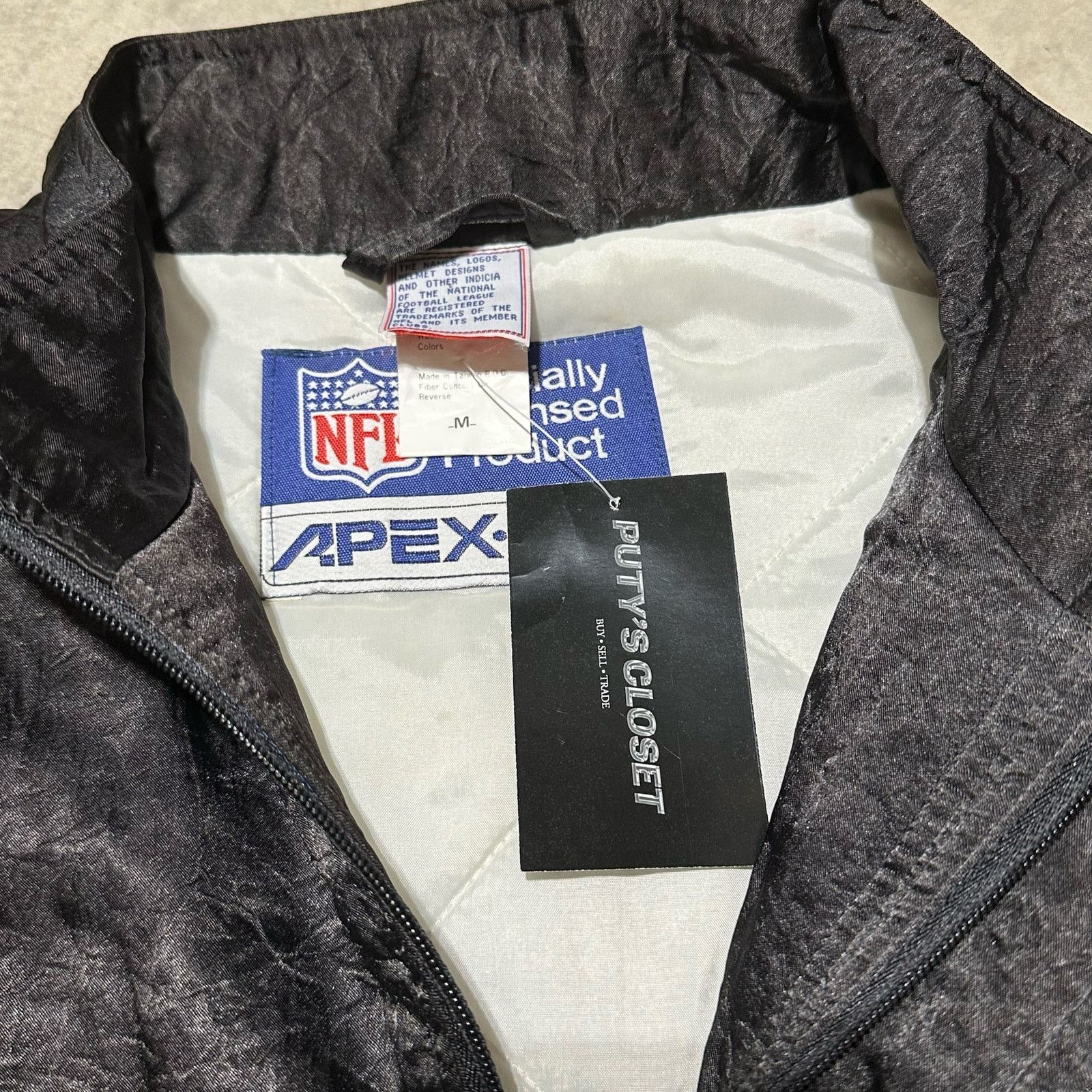 Apex Vintage 90s Raiders Apex Jacket size Large in Men Size US L / EU 52-54 / 3 - 3 Thumbnail
