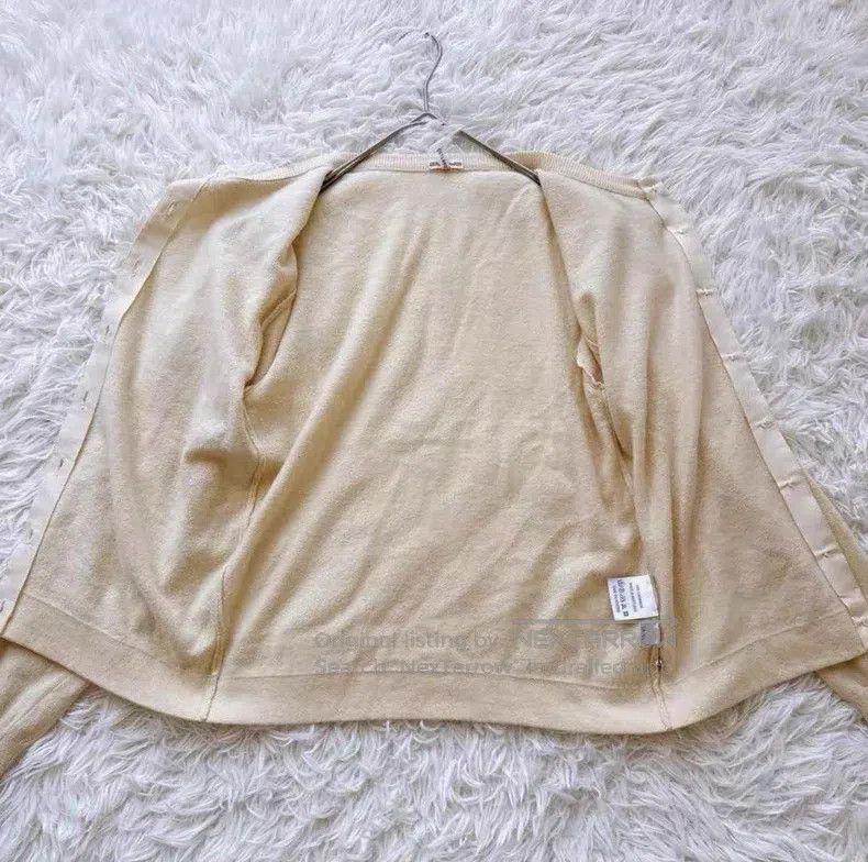 Hermes Hermes Beige 100% Cashmere Cardigan Size S / US 4 / IT 40 - 5 Thumbnail