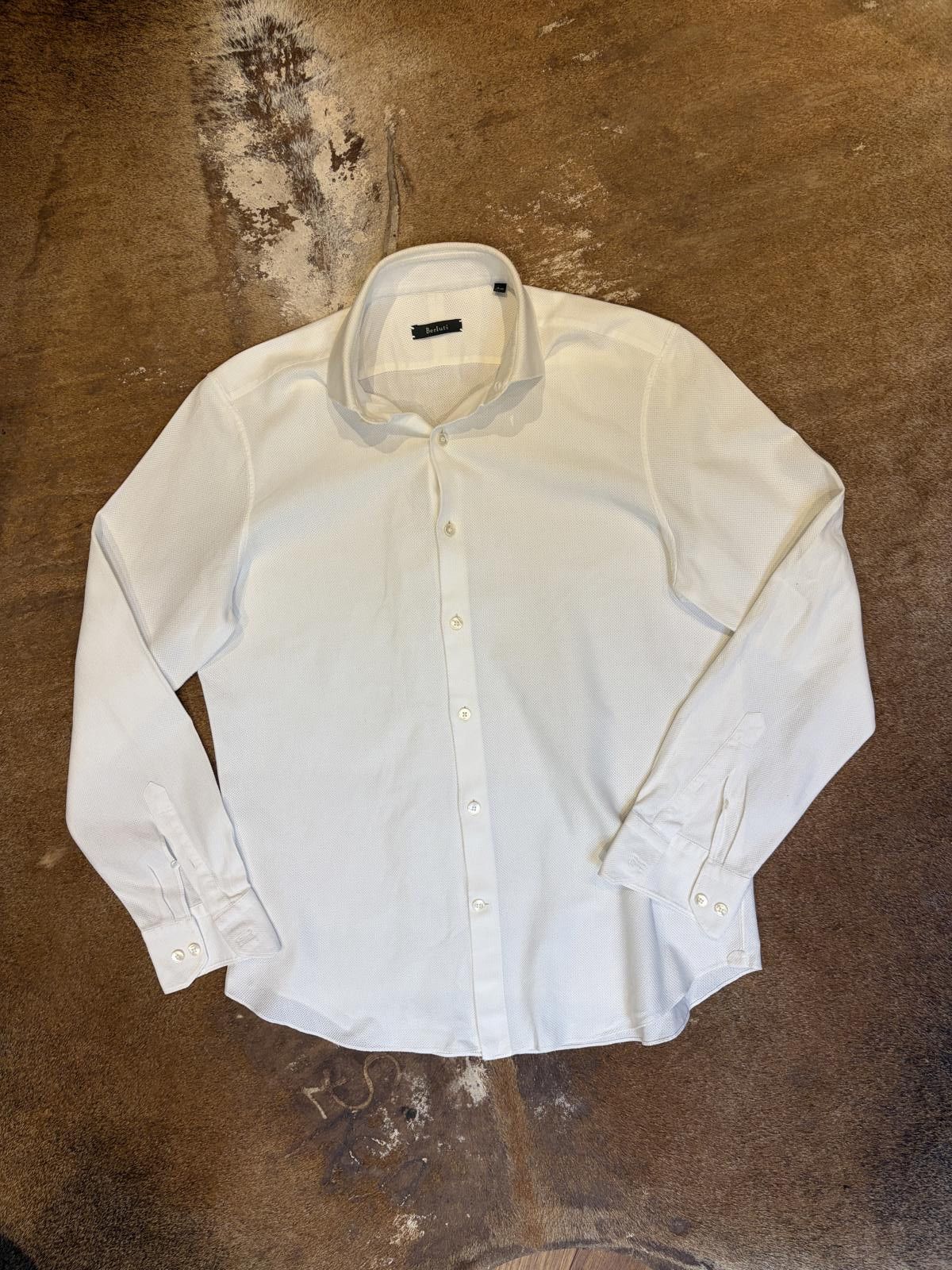 Berluti Berluti white dress shirt Size US M / EU 48-50 / 2 - 1 Thumbnail