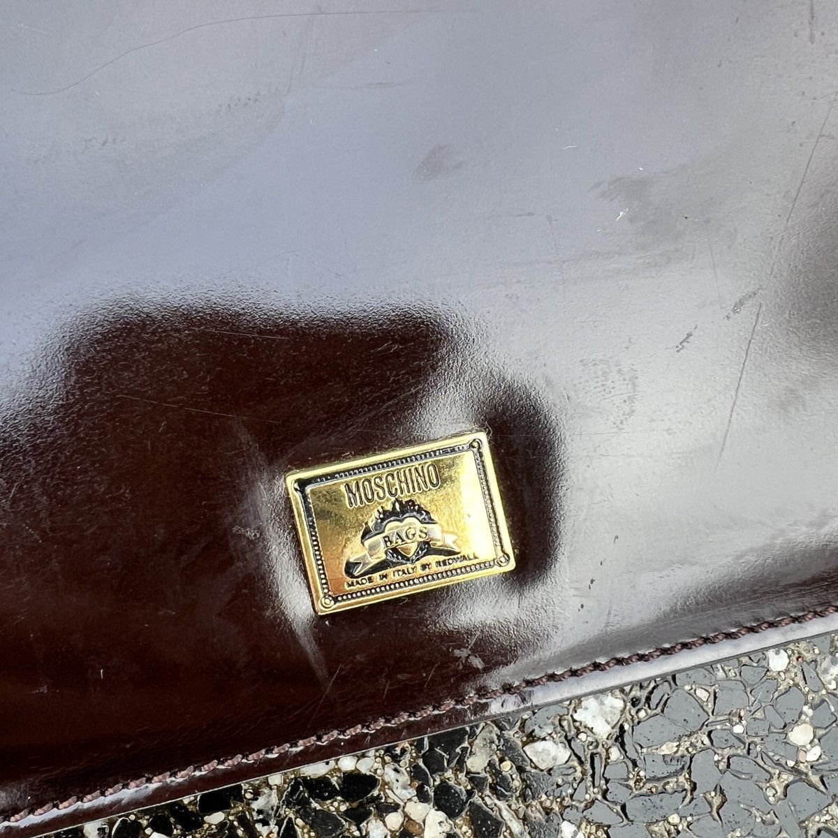 Love Moschino × Moschino Moschino Leather Shoulder Bag Size ONE SIZE - 8 Thumbnail