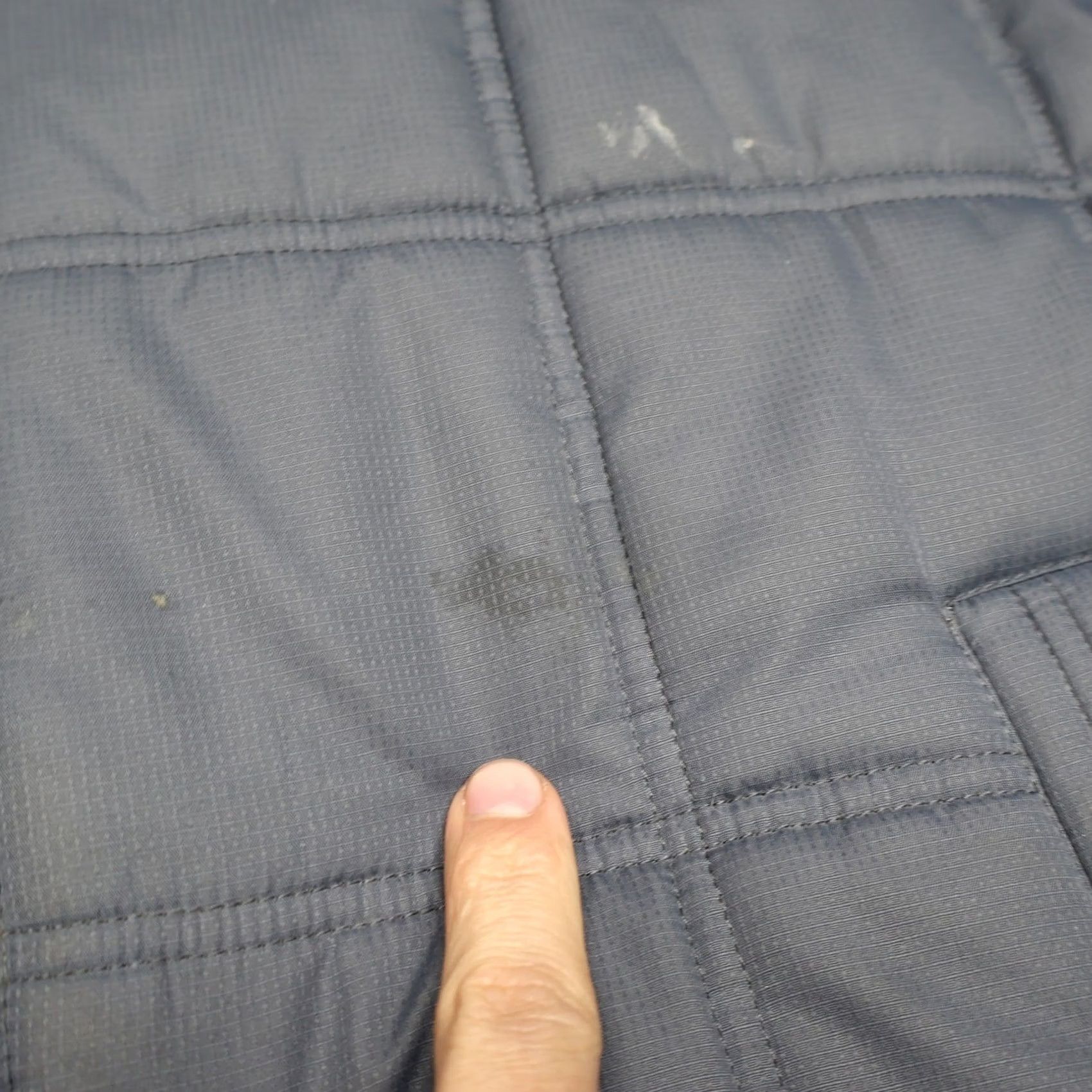 Vintage Cinch Vest Mens XL Blue Quilted Fleece Lined Insulated Puffer Winter Light Pack Size US XL / EU 56 / 4 - 3 Thumbnail