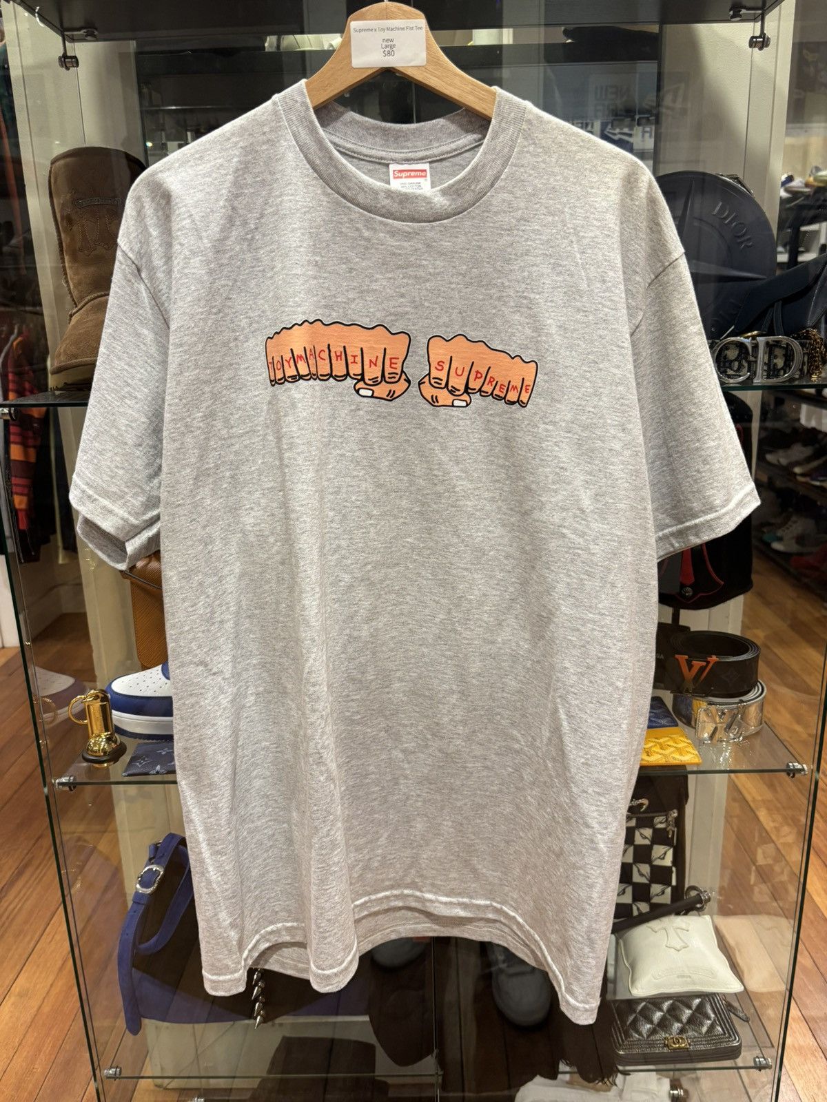 Supreme Supreme Knuckles Tee Size US L / EU 52-54 / 3 - 1 Thumbnail