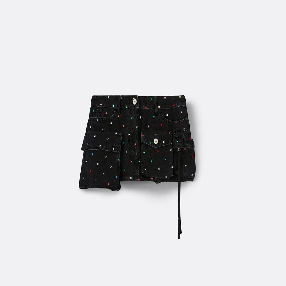 The Attico o1mle0526 Fay Mini Skirt in Black Size 28" / US 6 / IT 42 - 1 Thumbnail