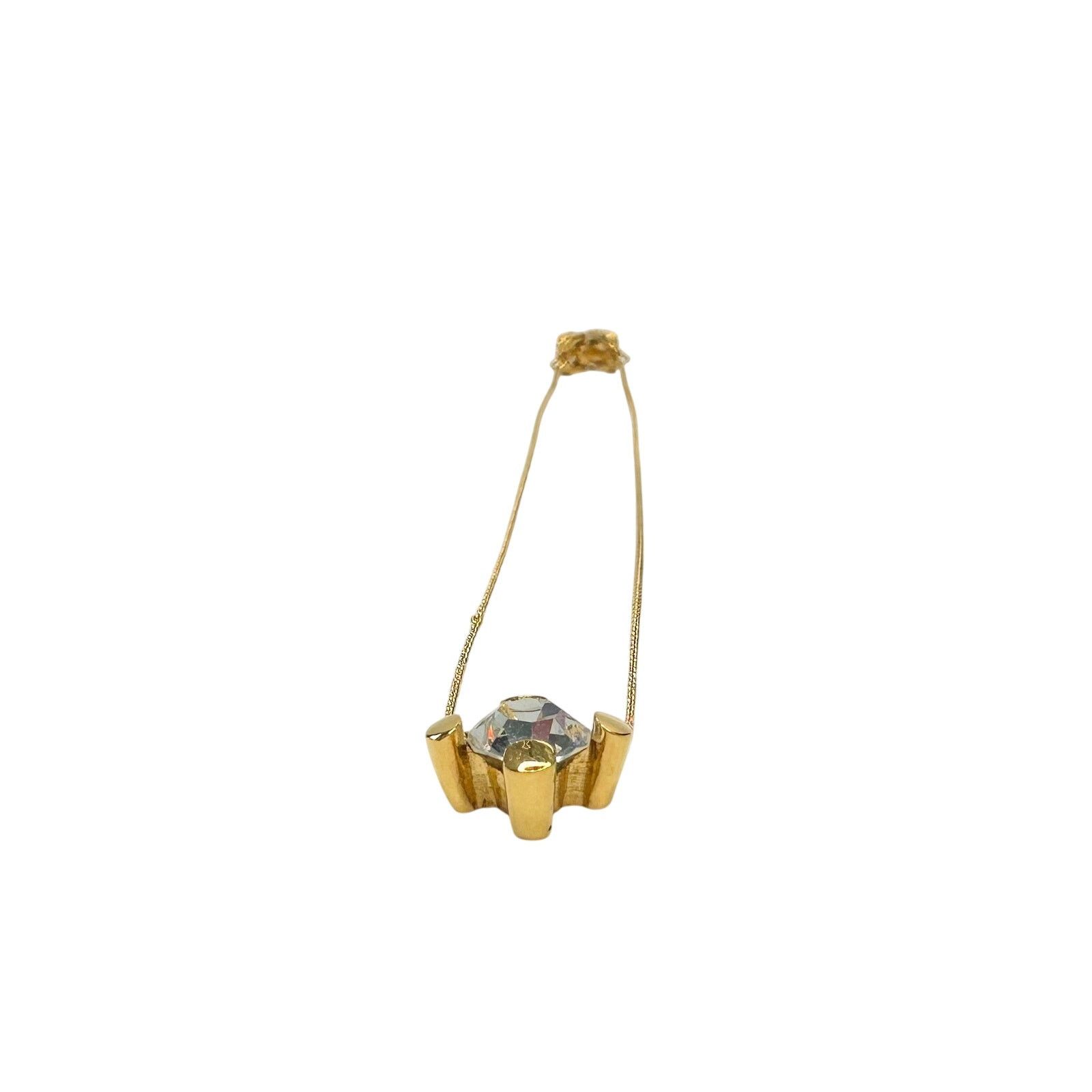 Givenchy Givenchy Crystal/White Gemstone Gold Plated Necklace Size ONE SIZE - 8 Thumbnail
