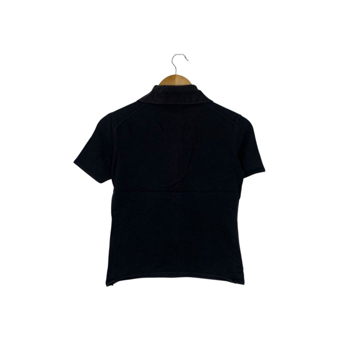 Burberry Vintage BURBERRY LONDON Ruffled Placket Polo Tee Shirt Top Size XS / US 0-2 / IT 36-38 - 6 Thumbnail
