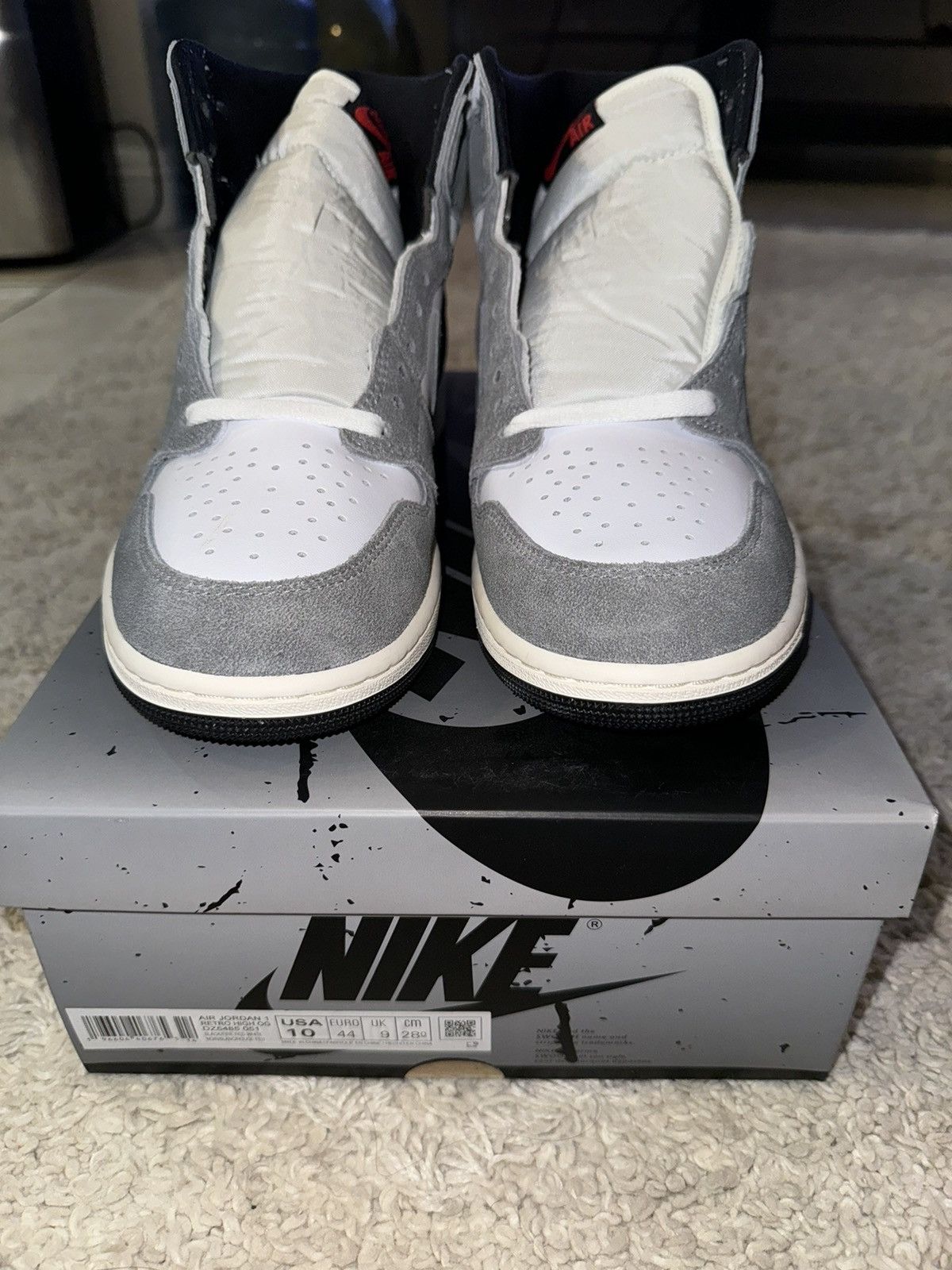 Jordan Brand Jordan 1 High Washed Black Size US 10 / EU 43 - 4 Thumbnail
