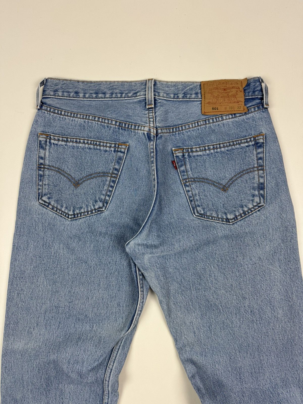 Levi's 1990’s Vintage Levi’s 501 Washed Denim Jeans Pants Size US 33 - 16 Thumbnail