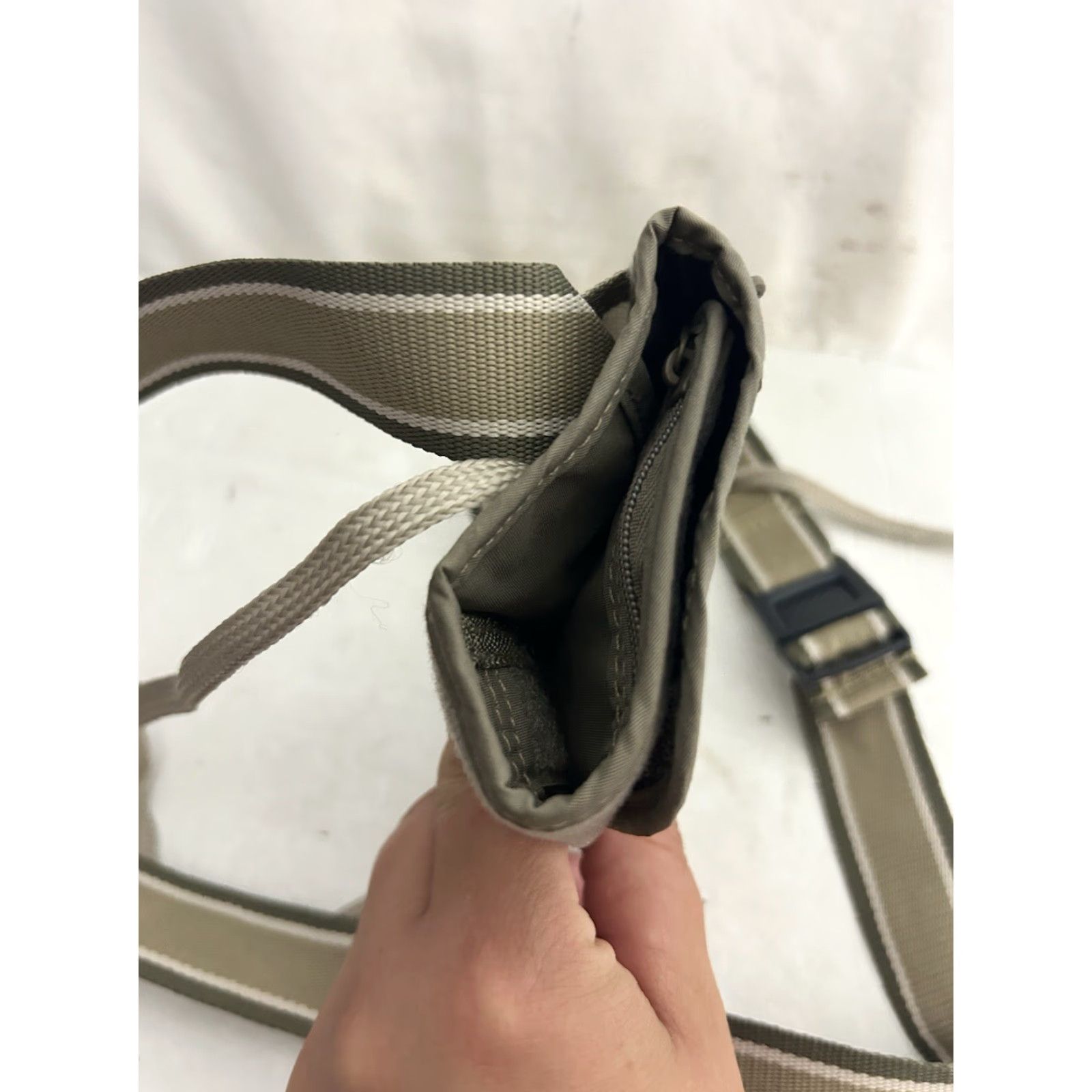 Vintage VINTAGE Travelite Small Crossbody Travel Wallet/purse Gray 5x3.5 Size ONE SIZE - 7 Thumbnail