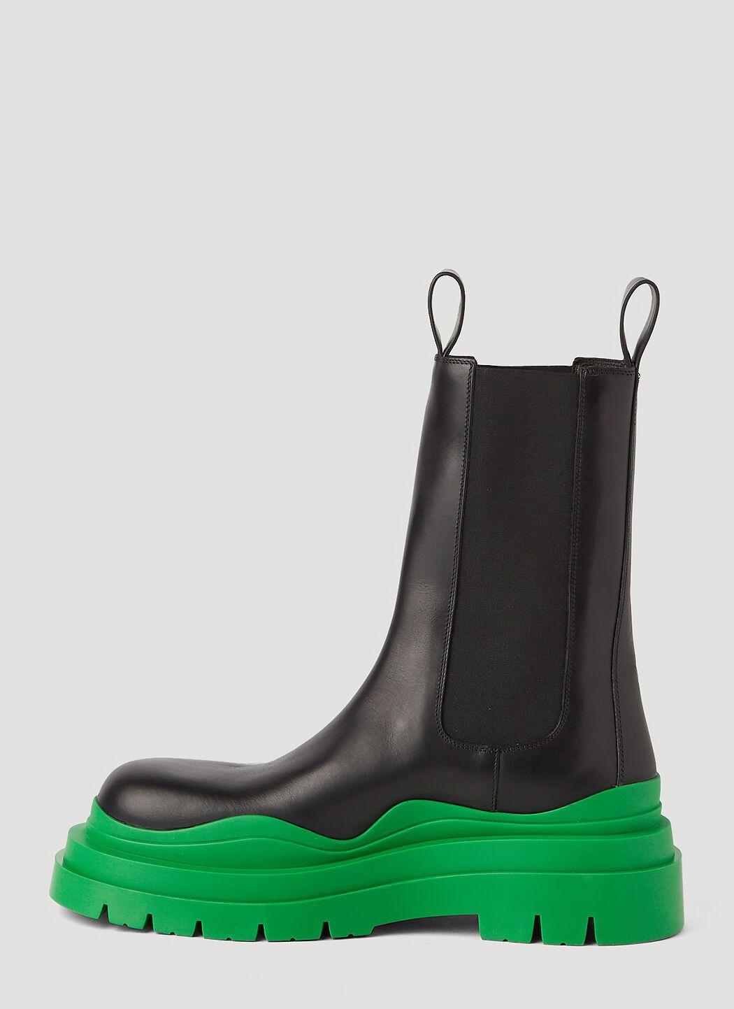 Bottega Veneta o1w1db10425 Tire Chelsea Boots in Black/Grass Size US 8.5 / EU 41-42 - 3 Thumbnail