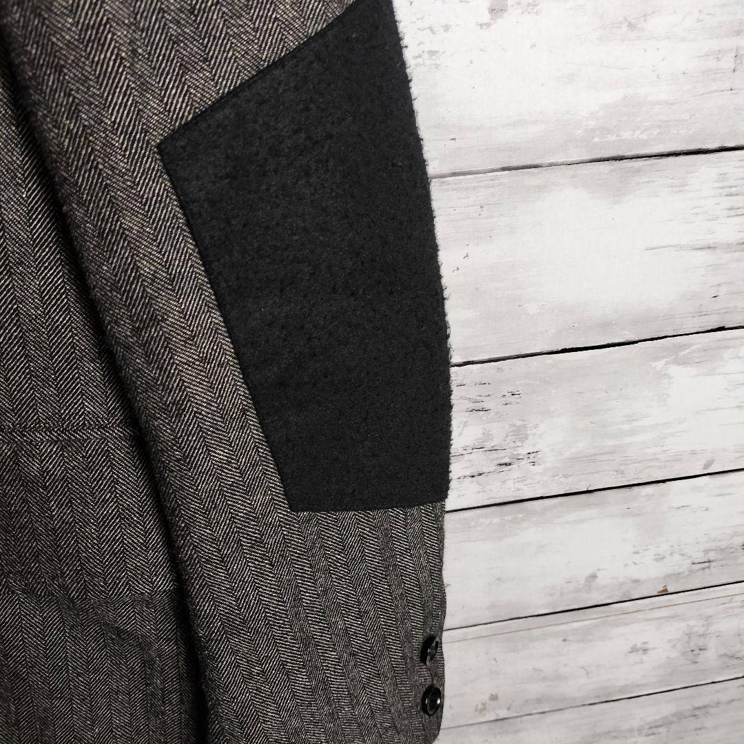 Yohji Yamamoto Yohji Yamamoto Pour Homme Herringbone Tailored Jacket Size US XXL / EU 58 / 5 - 4 Thumbnail